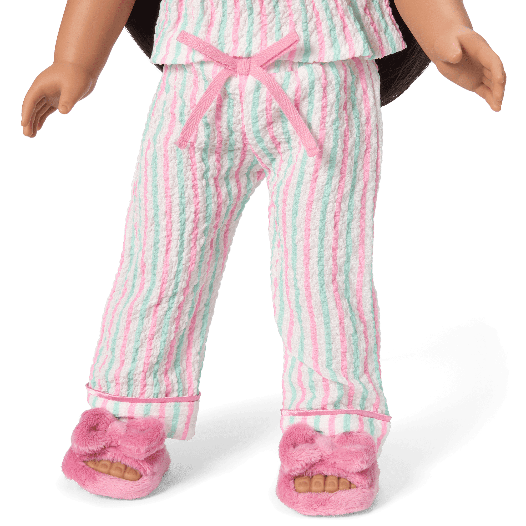 Raquel’s™ Coastal Stripes Pajamas for Girls & 18-inch Dolls