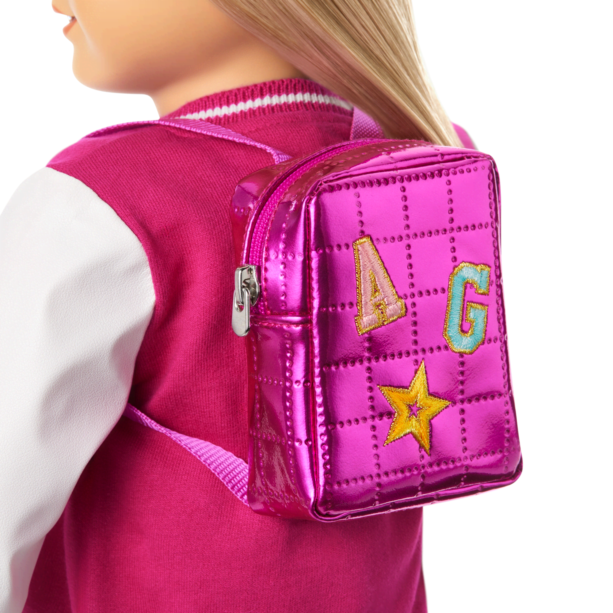 Truly Me™ 18-inch Doll #100, Puppy, Mini Backpack & Accessories AG™ Star Squad Bundle