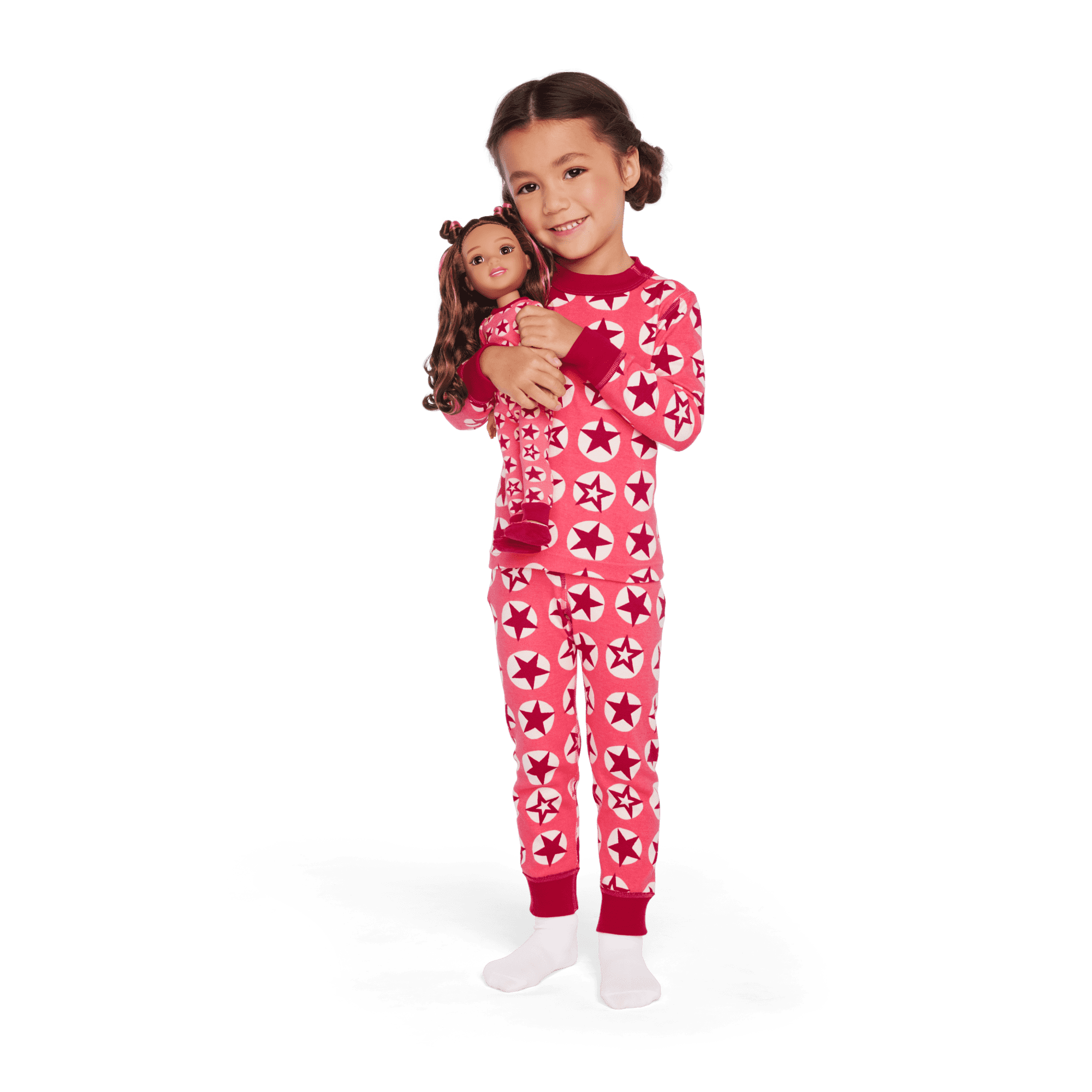 American Girl® x Hanna Andersson Berry Bright Stars Pajamas for Girls & 14.5-inch Dolls