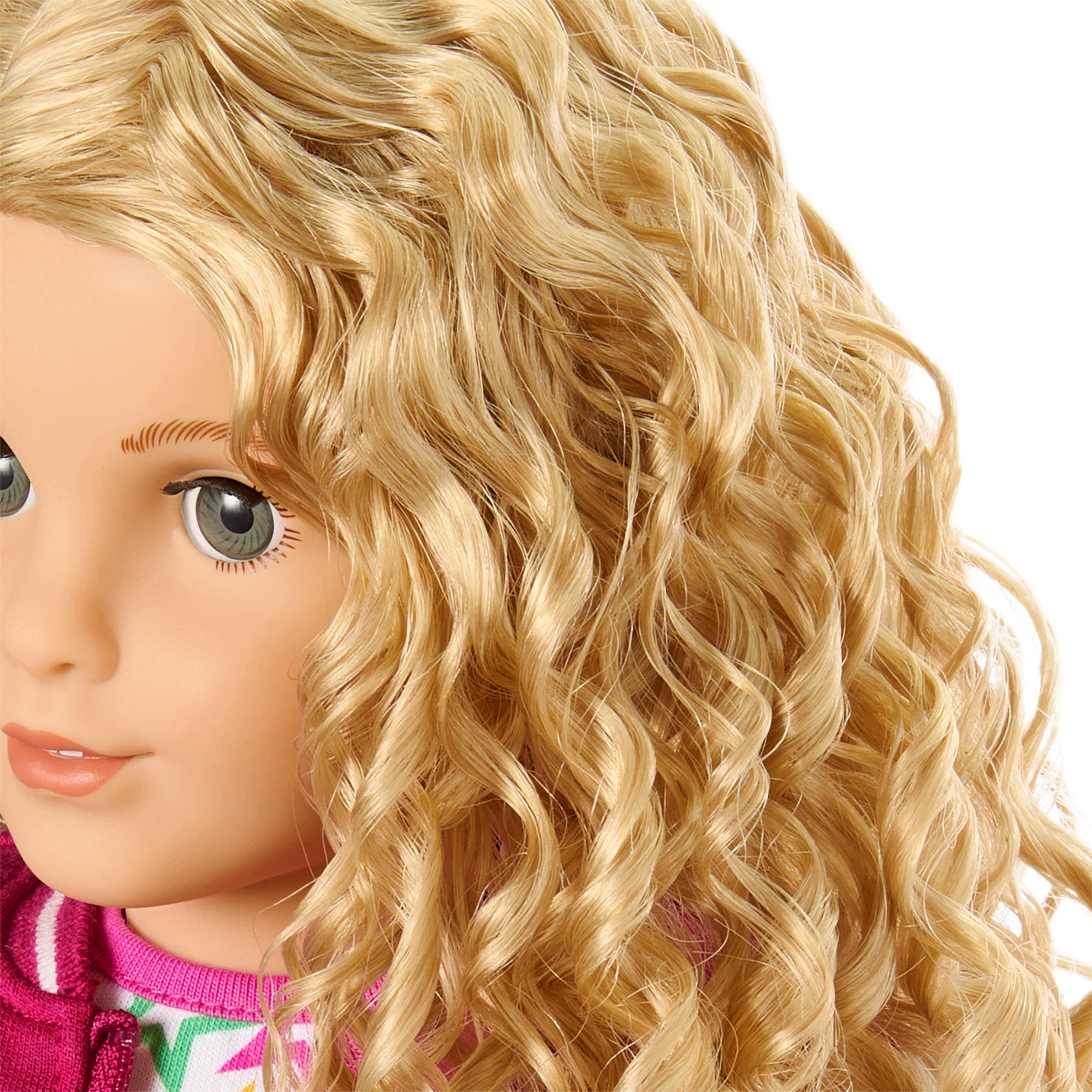 Truly Me™ 18-inch Doll #115 with curly blonde hair