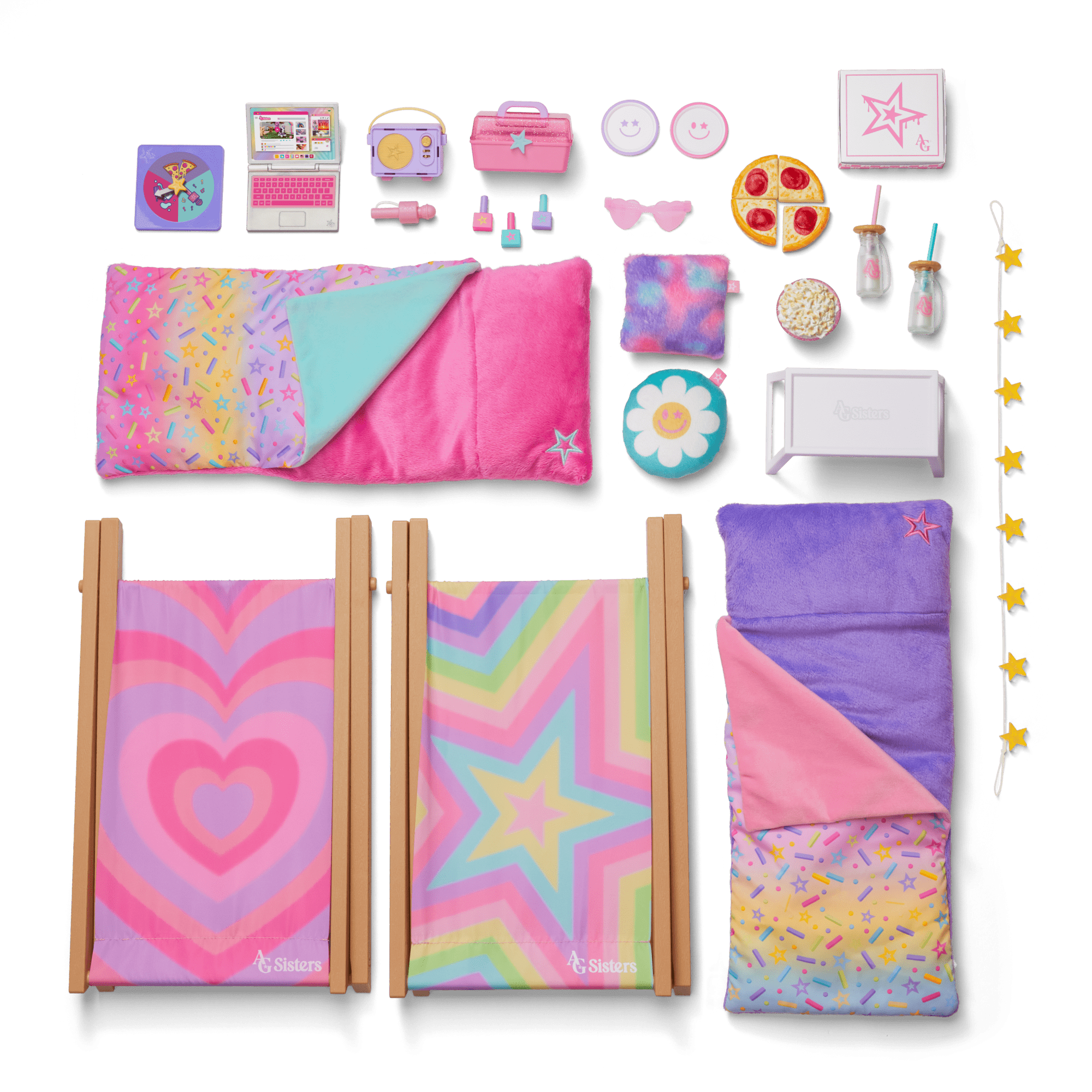 AG Sisters™ Glamping Girls Sleepover Set