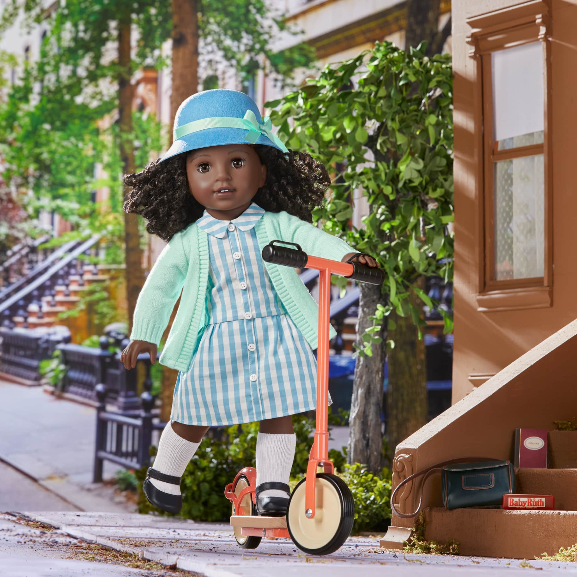 Claudie™ 18-inch Doll & Book (Historical Characters)