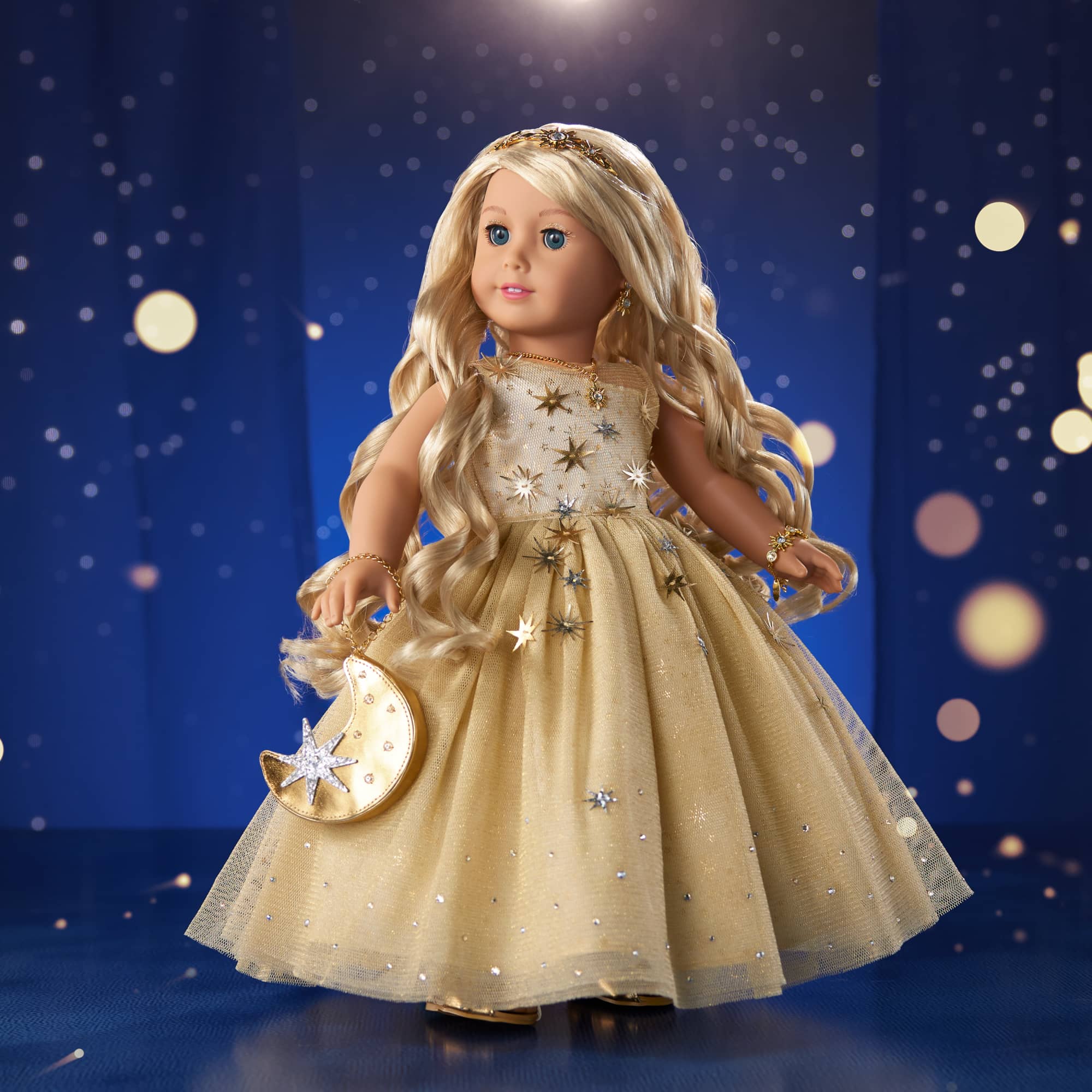American Girl® 2025 Glimmering Gold™ Holiday Collector Doll