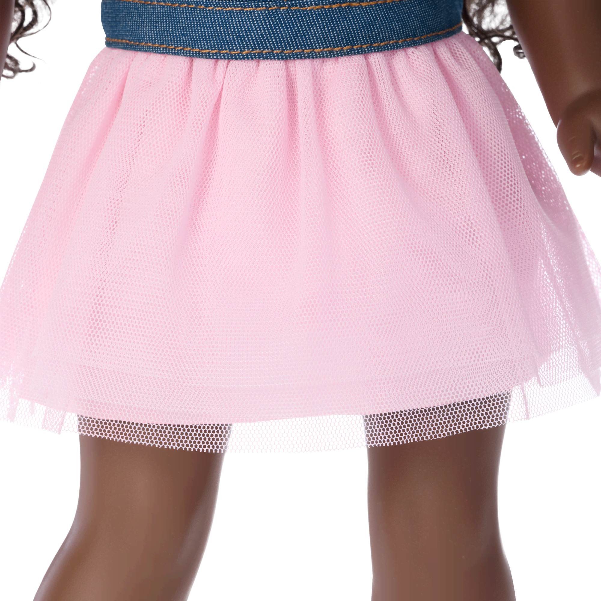 American Girl® x Harlem’s Fashion Row Cherry Blossom Couture Buttoned-Up Bows Top & Skirt for 18-inch Dolls