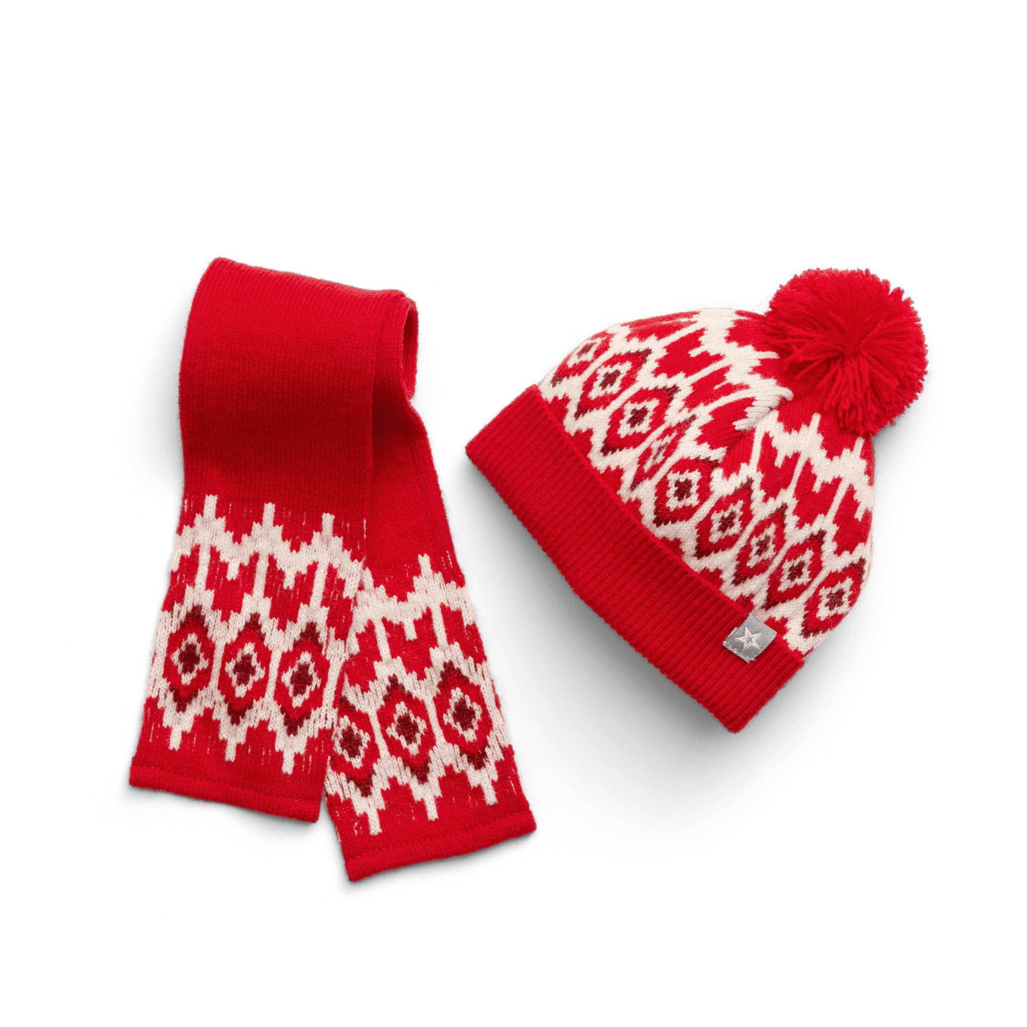 American Girl® x J.Crew Fair Isle Beanie & Scarf for 18-inch Dolls