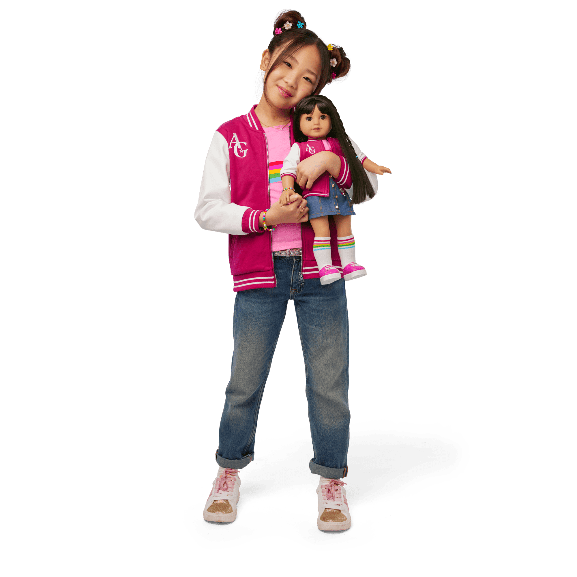 AG™ Star Squad Varsity Jacket for Girls & 18-inch Dolls