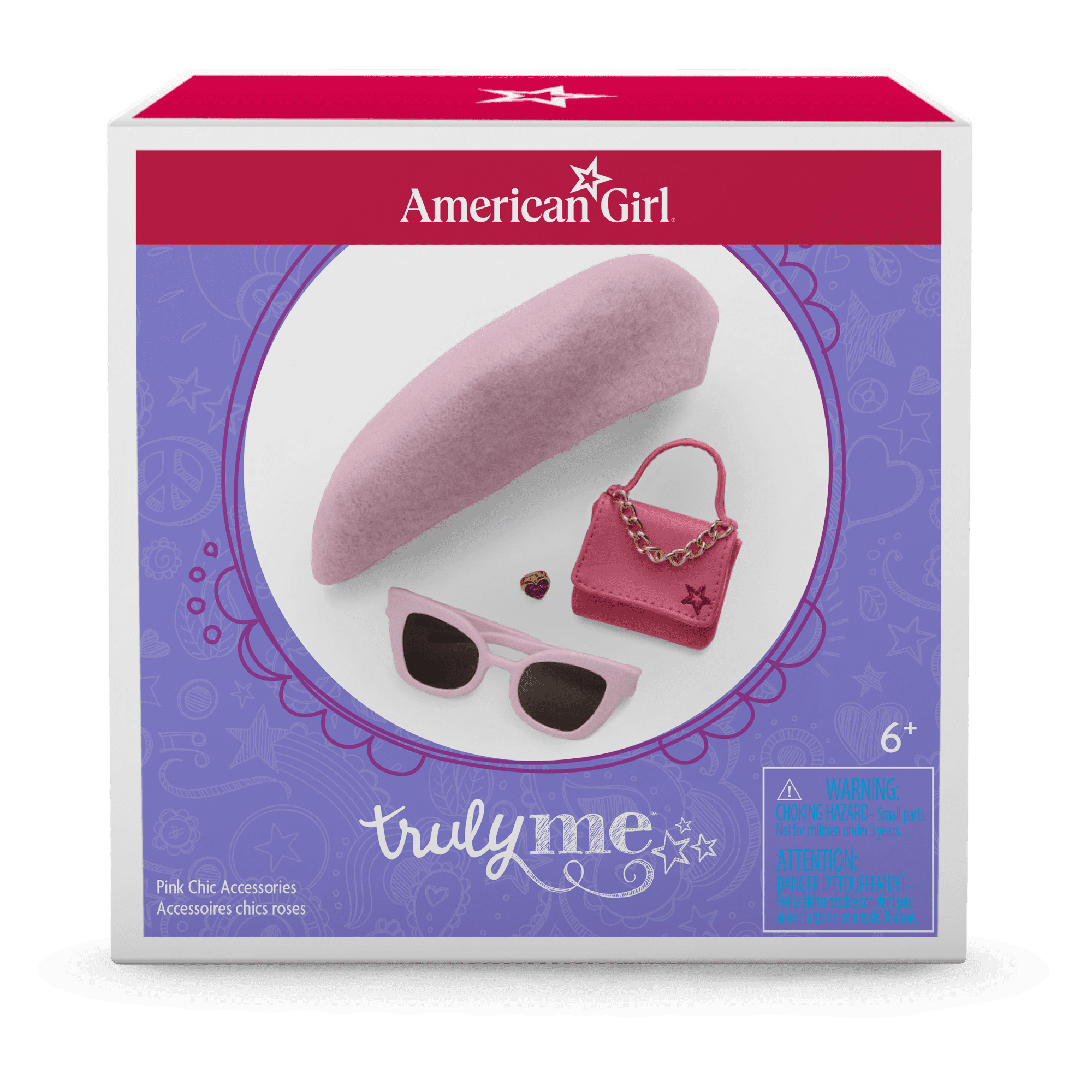 Pink Chic Accessories for 18-inch Dolls