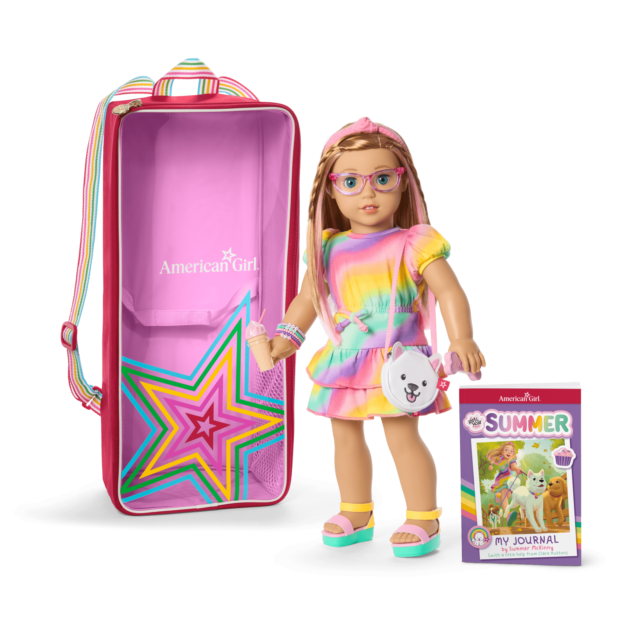 Summer™ 18-inch Doll, Journal, Accessories & Doll Carrier (Girl of the Year™ 2025)