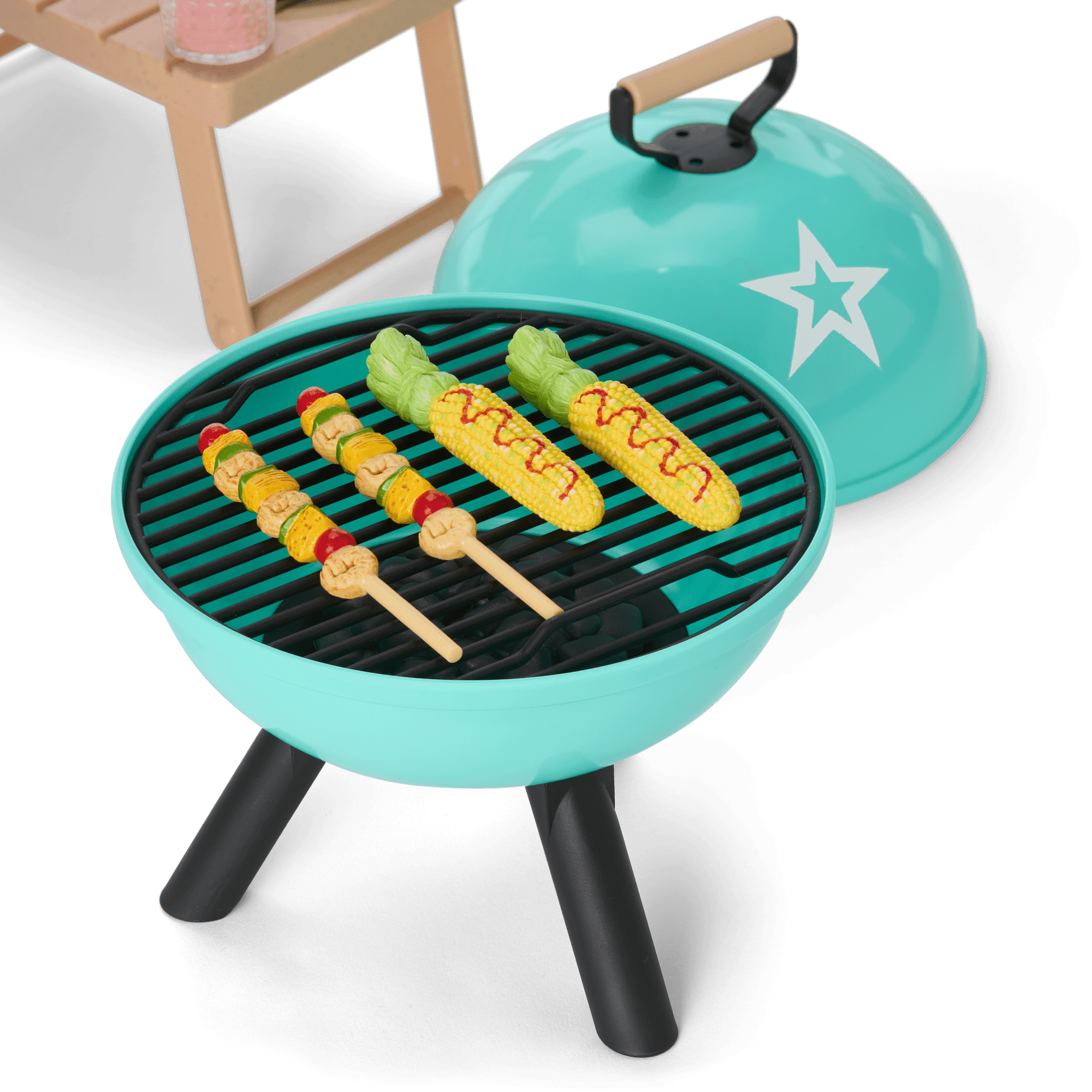 Raquel's™ Beach Chairs & Barbecue Set for 18-inch Dolls (Girl of the Year™ 2026)