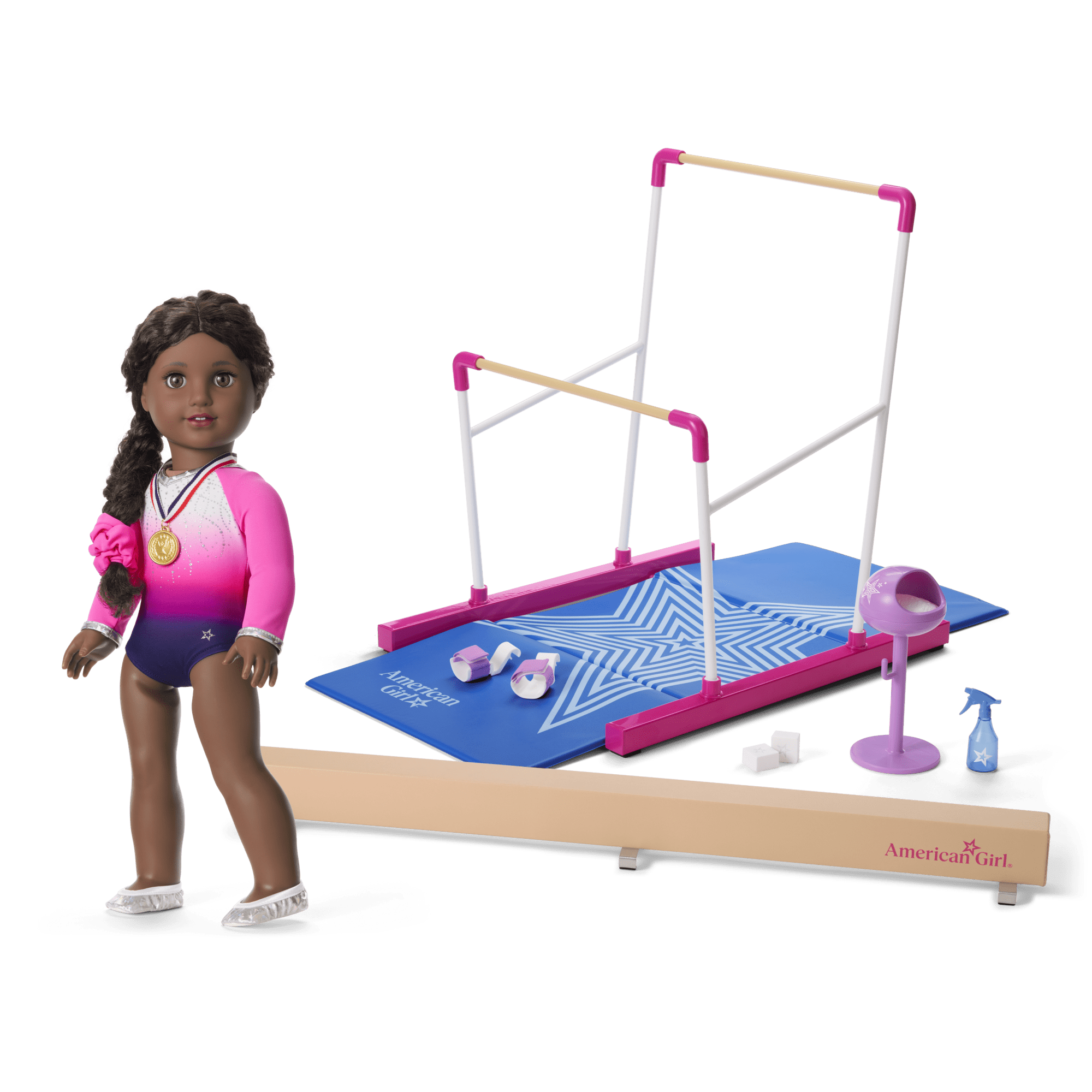 Dream Routine Gymnastics Set & Outfit for 18-inch Dolls