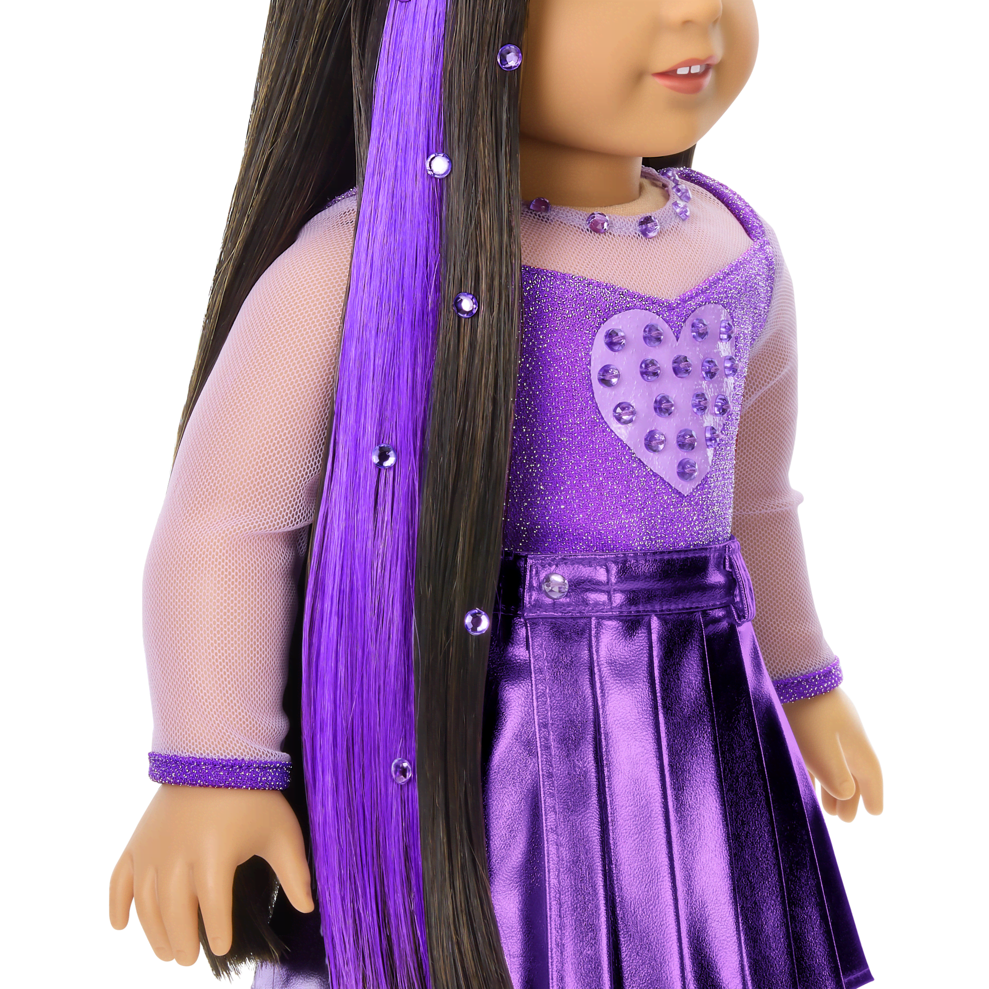 February Amethyst Bliss Outfit for 18-inch Dolls