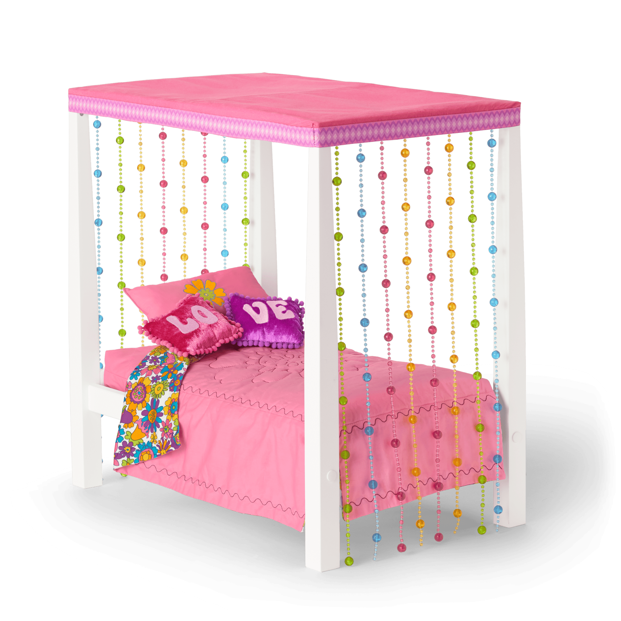 Julie’s™ Groovy Bed & Bedding for 18-inch Dolls (Historical Characters)