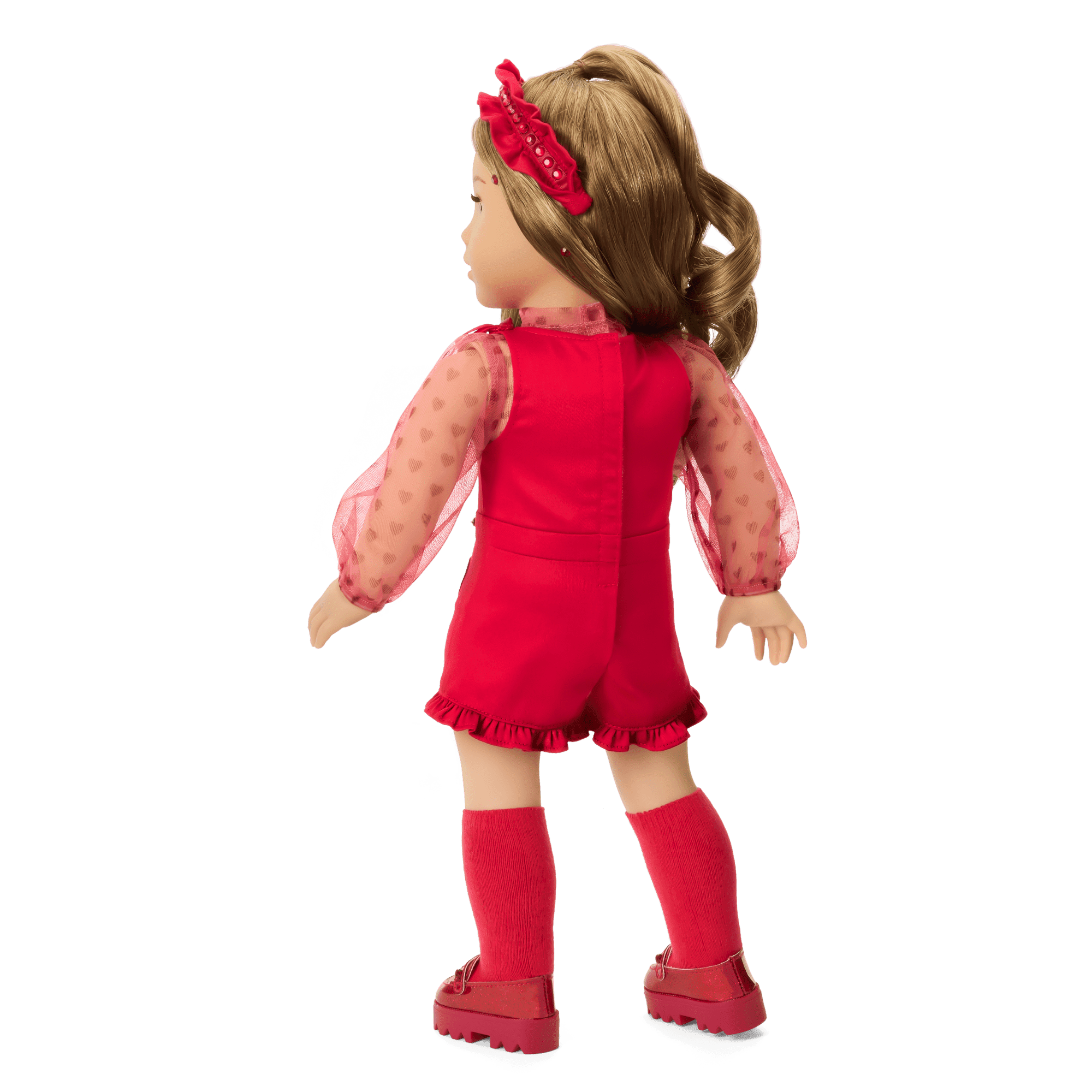 January Garnet Glam Outfit for 18-inch Dolls