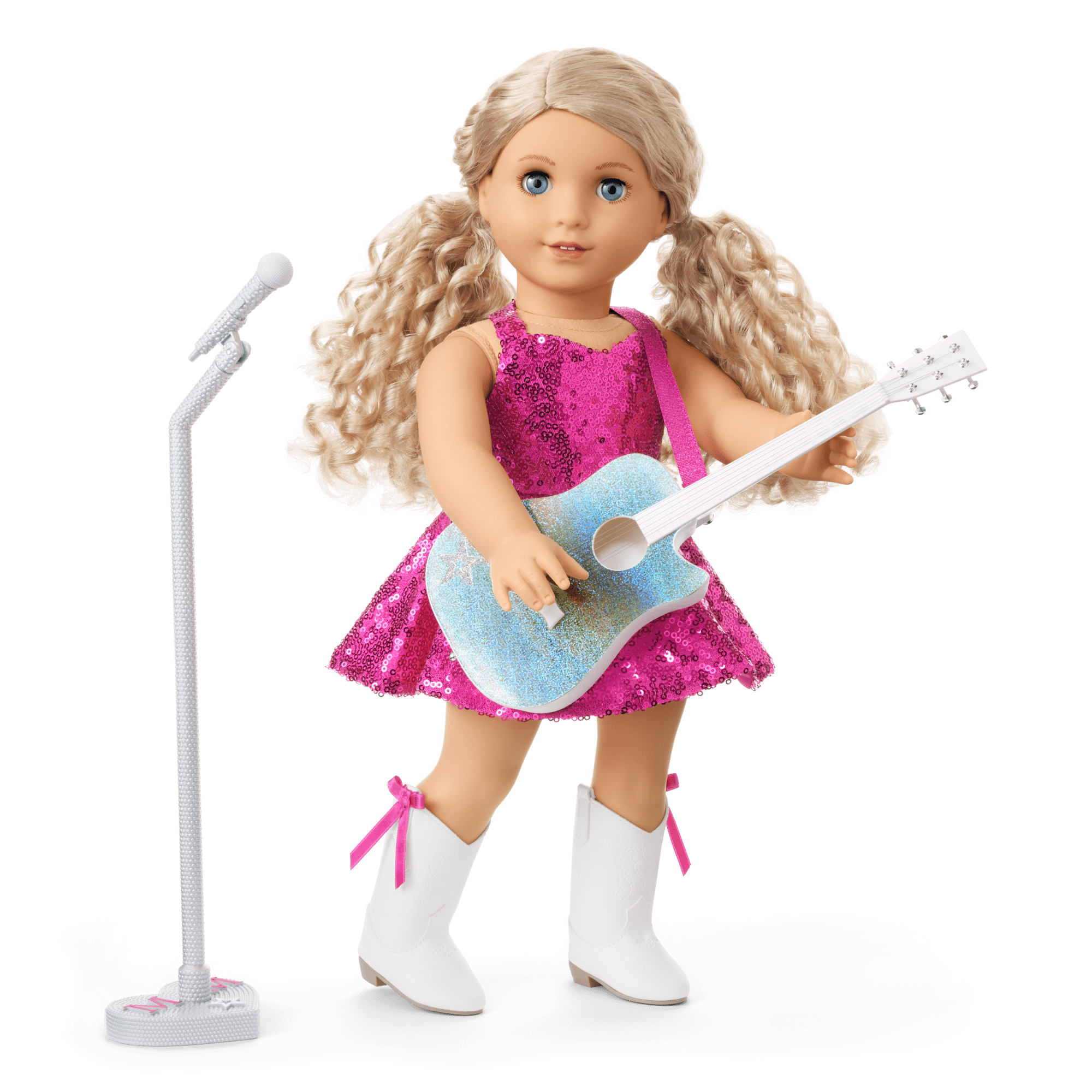 American Girl® x Megan Moroney Guitar & Mic Stand for 18-inch Dolls