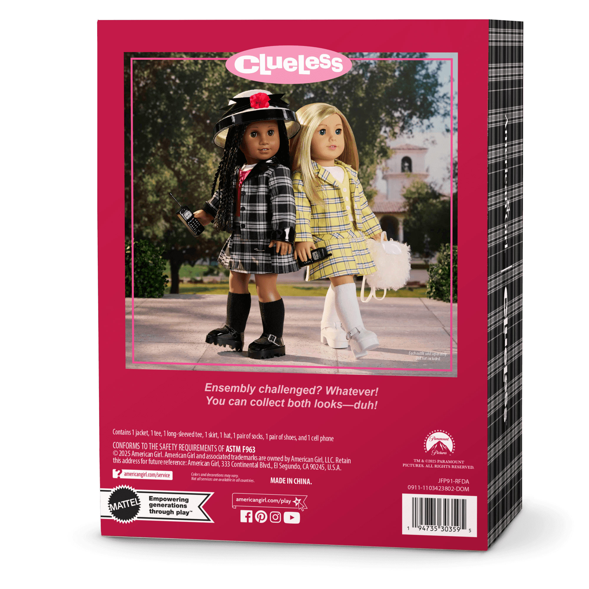 Dionne’s Whatever! Clueless Outfit for 18-inch Dolls by American Girl® Collector Series