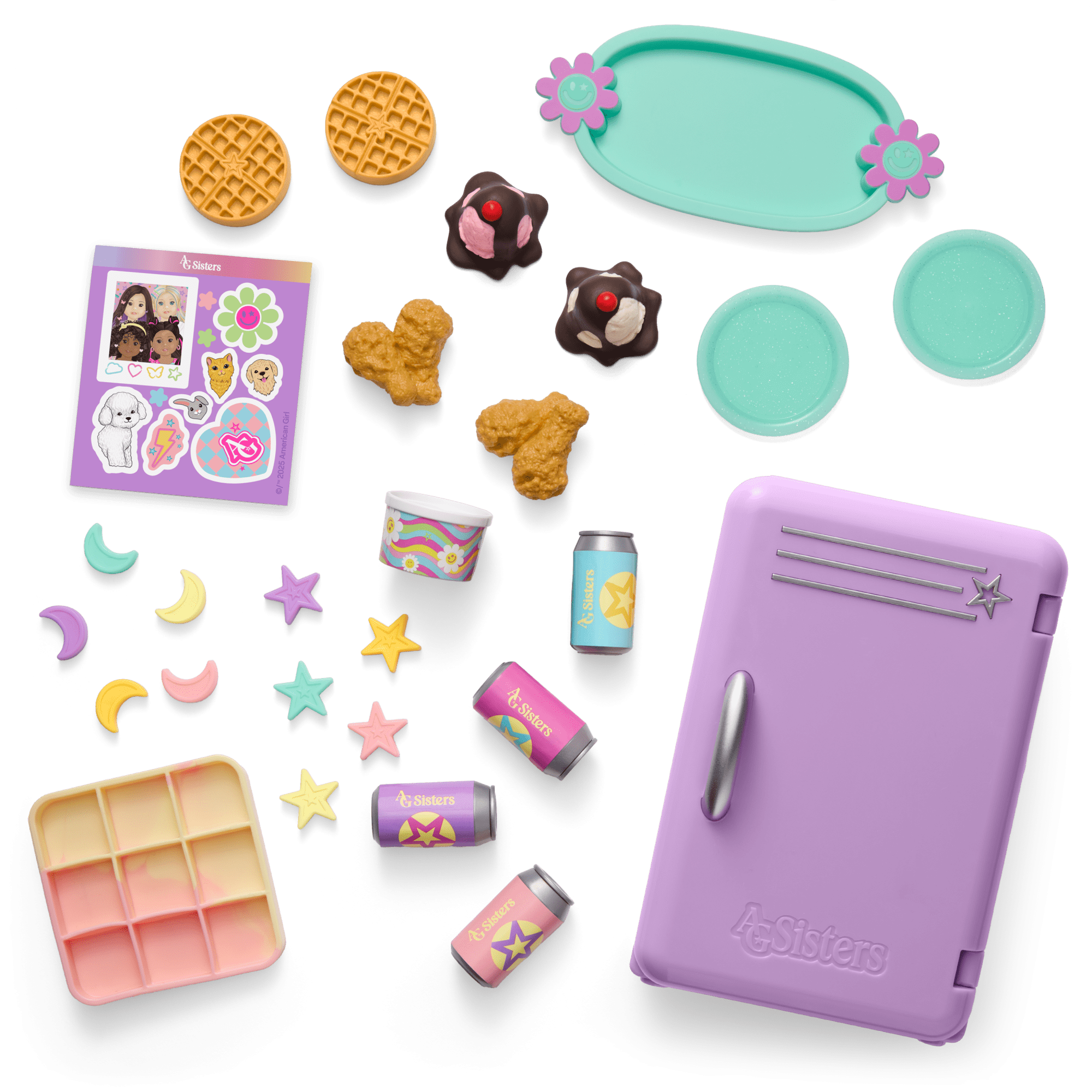 AG Sisters™ Sleepover Styles & Snacks Bundle