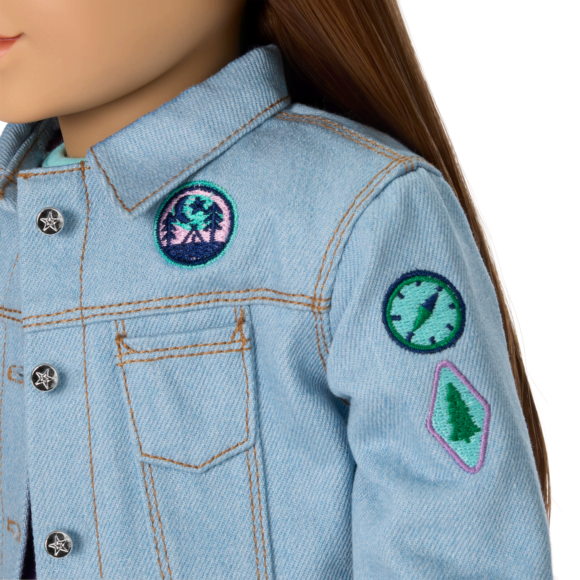 Daisy Davenport’s™ Jean Jacket & Accessories for 18-inch Dolls (Girl of the Year™ 2027)