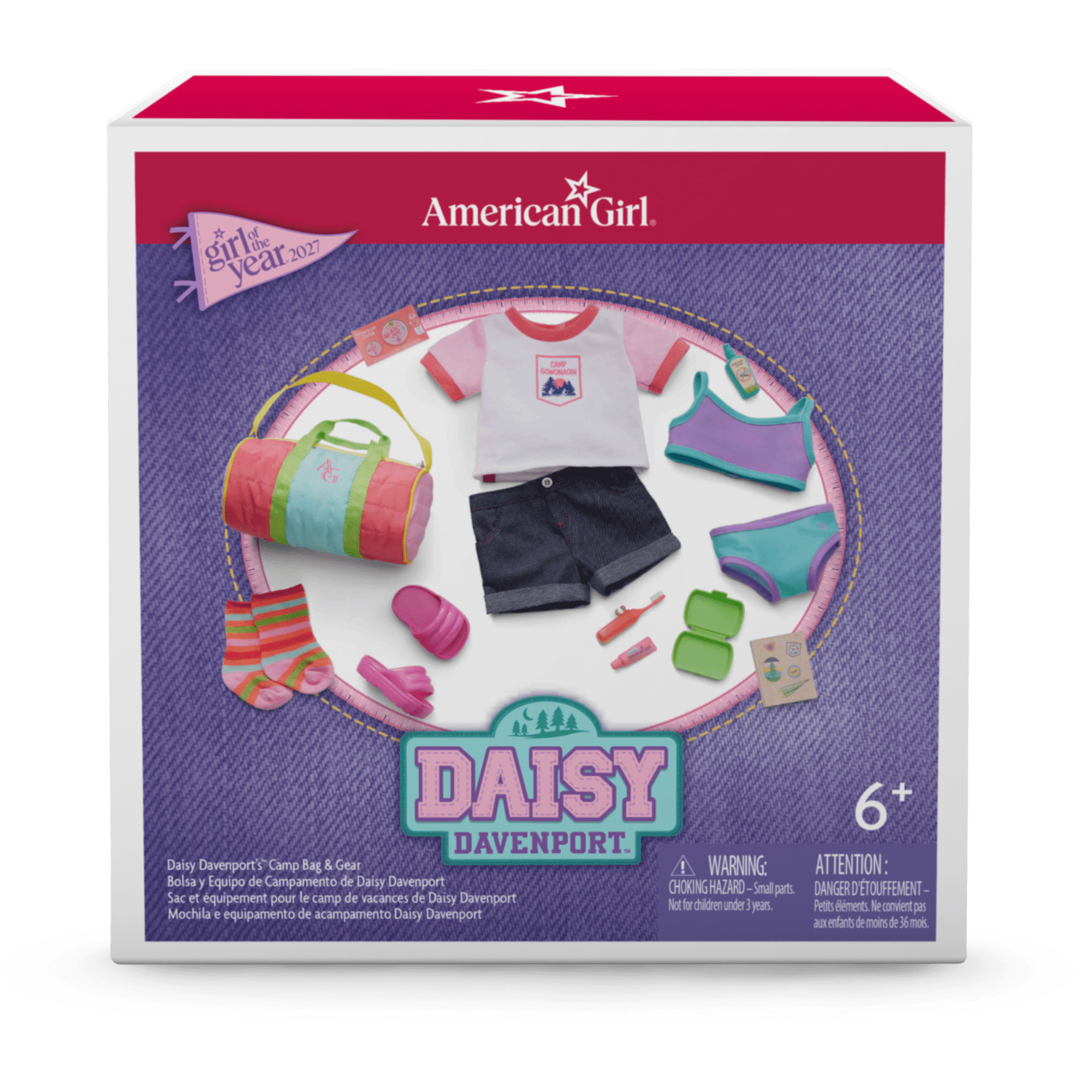 Daisy Davenport’s™ Camp Bag & Gear for 18-inch Dolls (Girl of the Year™ 2027)
