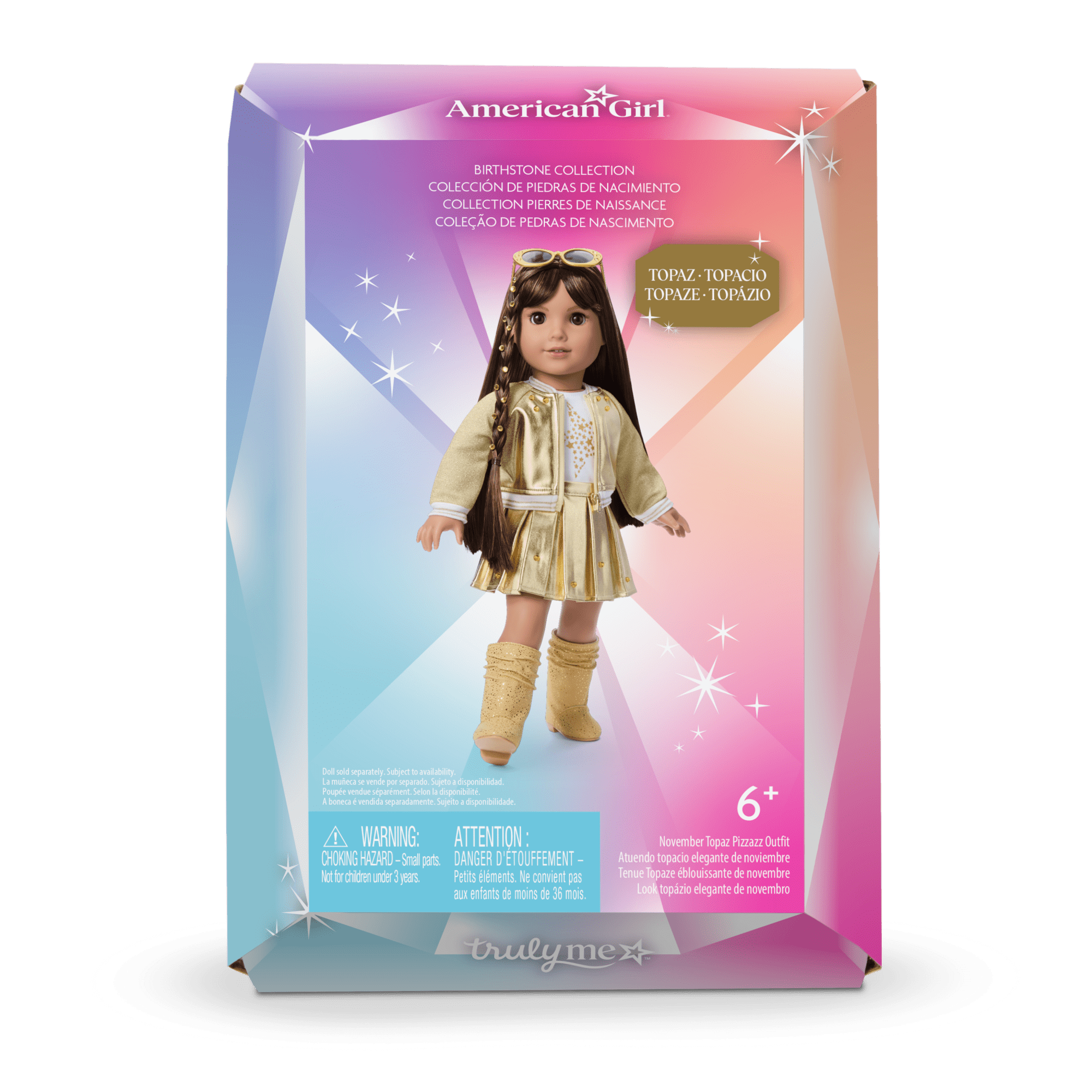 November Topaz Pizzazz Outfit for 18-inch Dolls