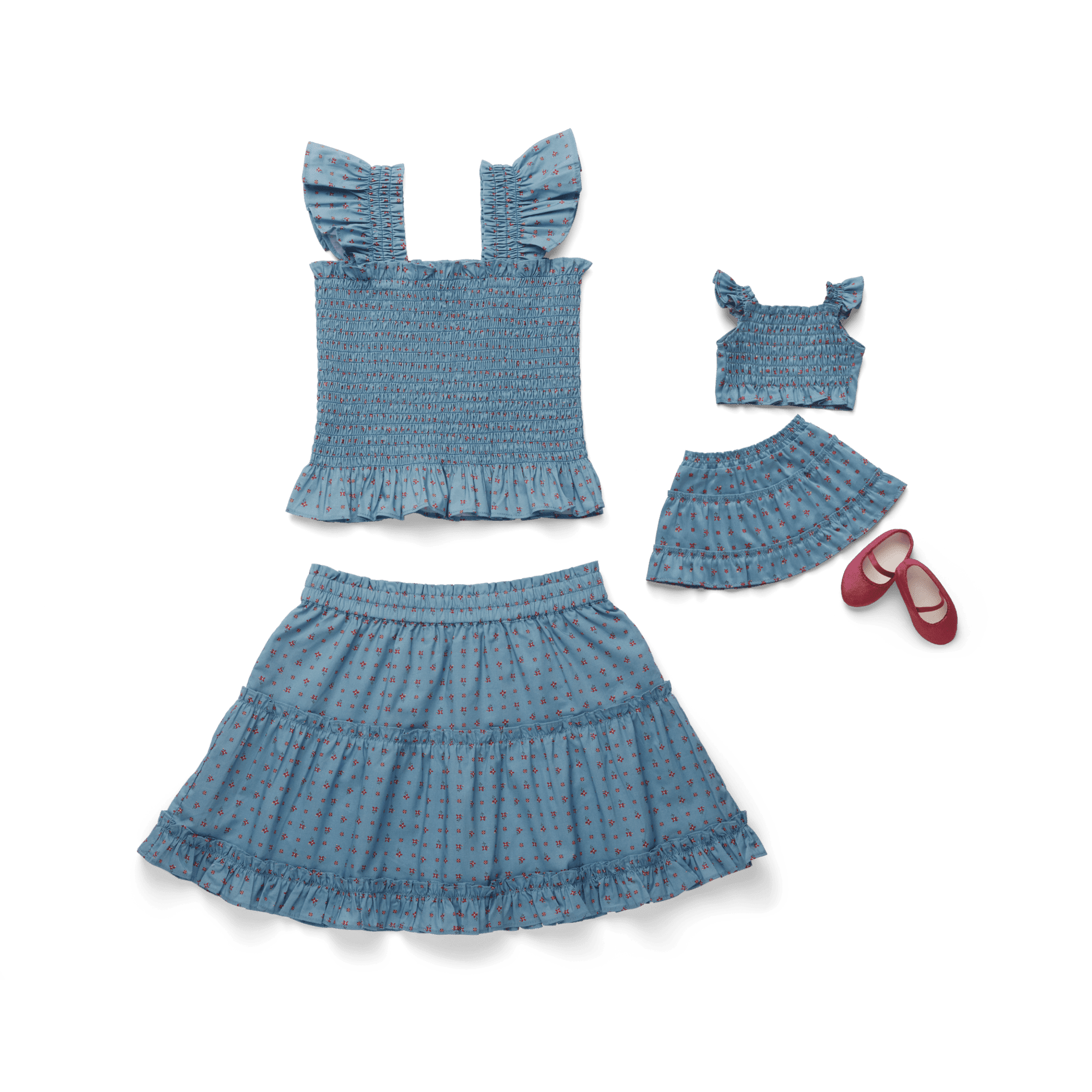 American Girl® x Hill House Home Paz Nap Set for Girls & 18-inch Dolls (Kirsten™ Print)