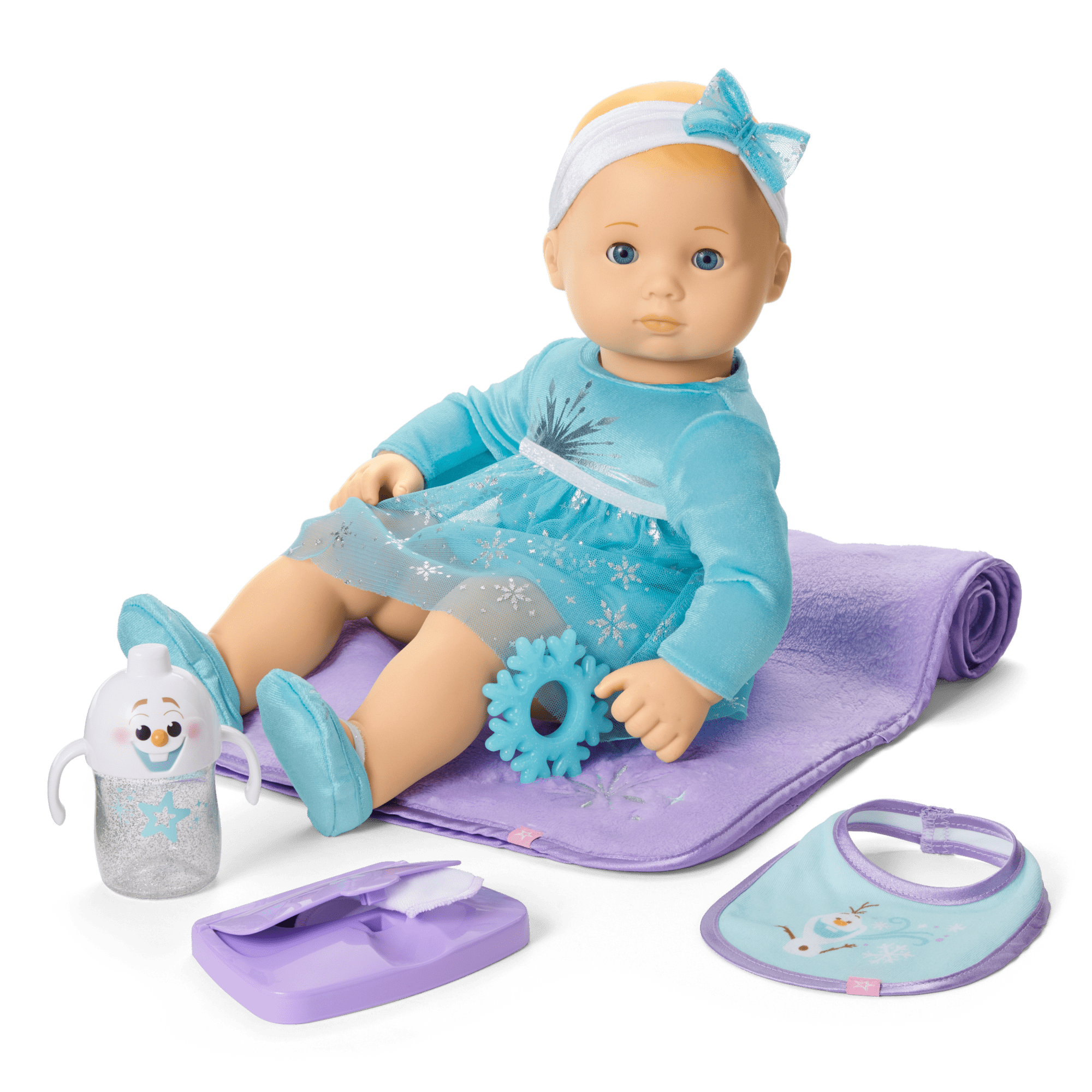 Disney Frozen Elsa Cuddle & Care Set with Bitty Baby® Doll by American Girl®