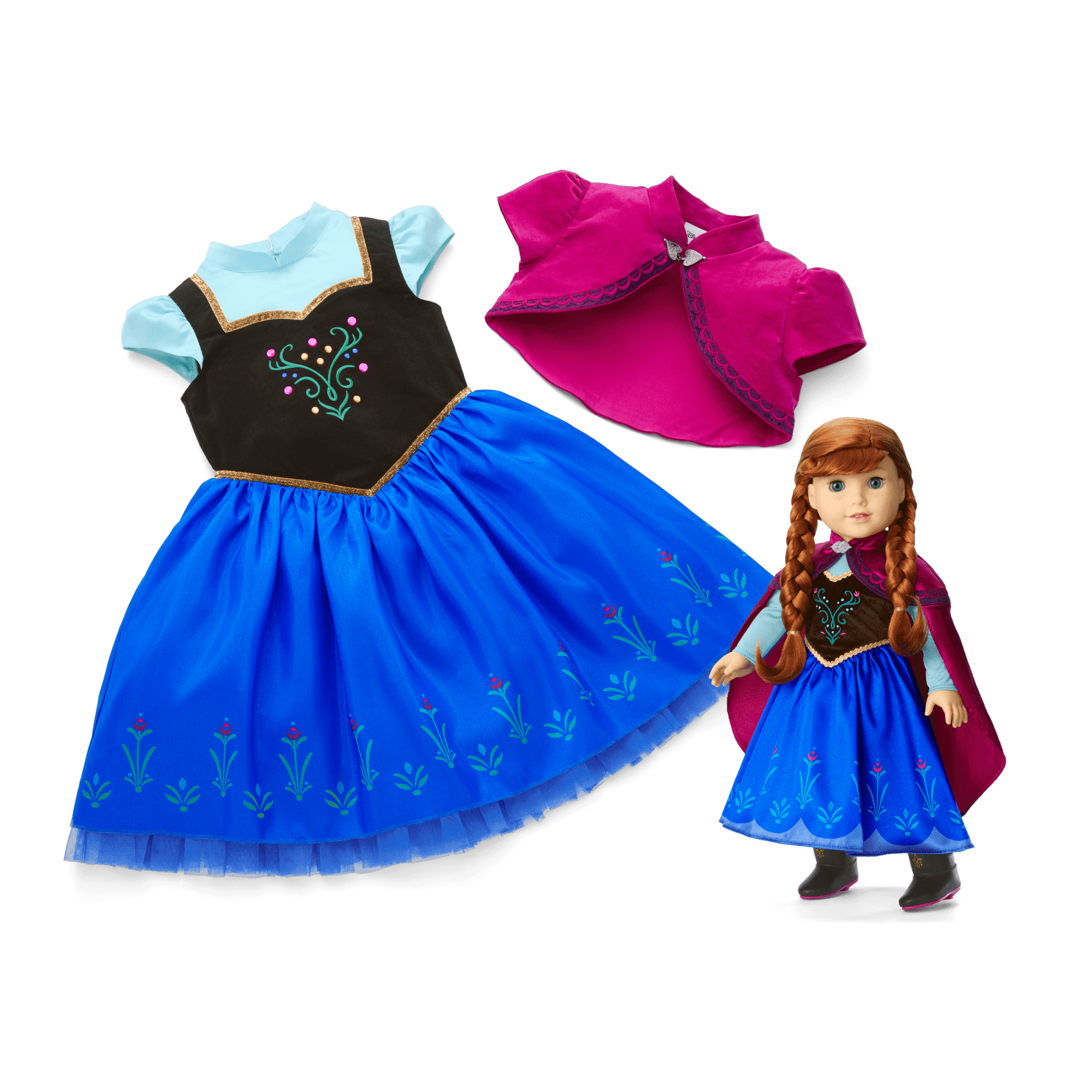 fashion nova blue velvet dress Frozen 2 Anna Nendoroid Epilogue Dress Version main image 0