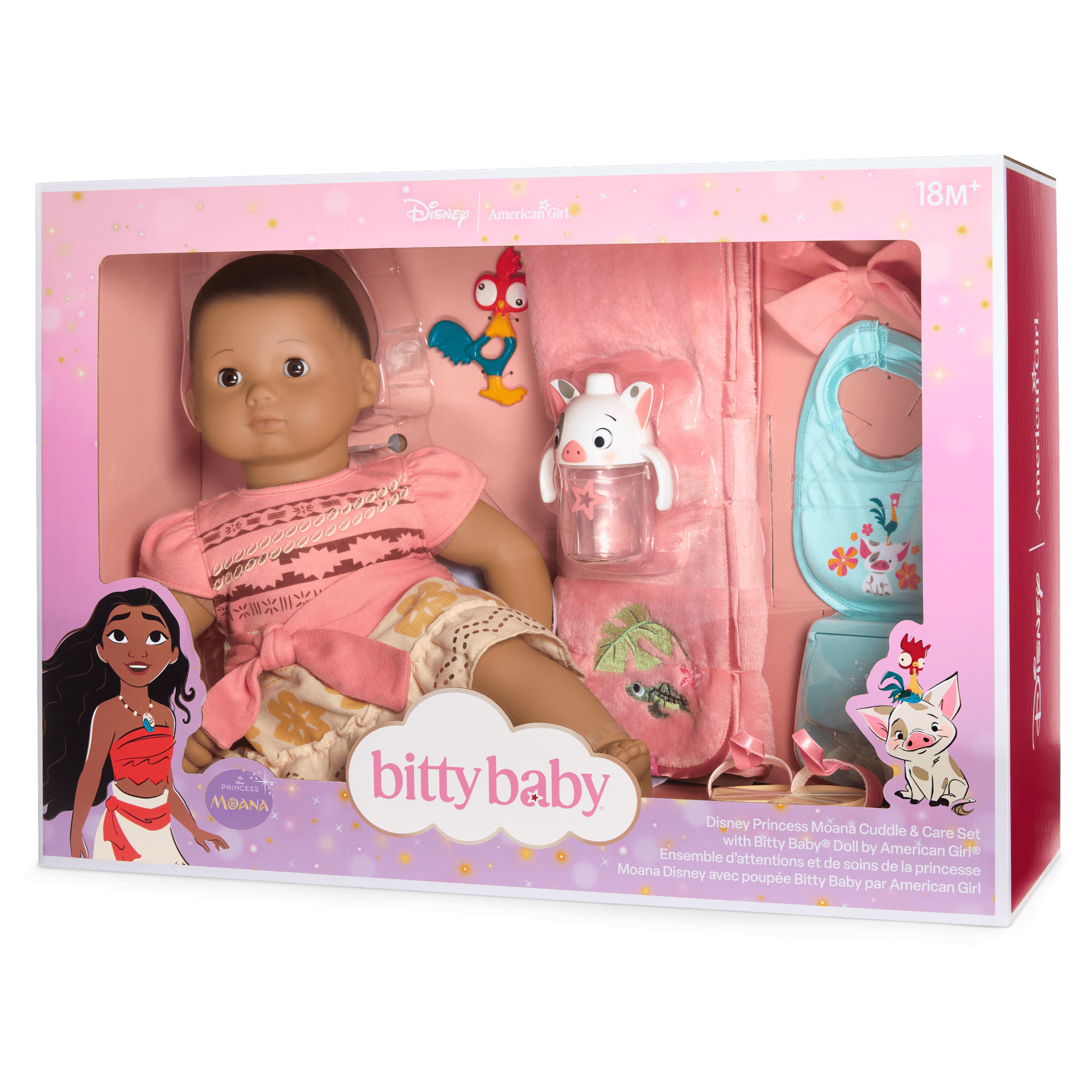 Disney Princess Moana Cuddle Care Set with Bitty Baby® Doll by