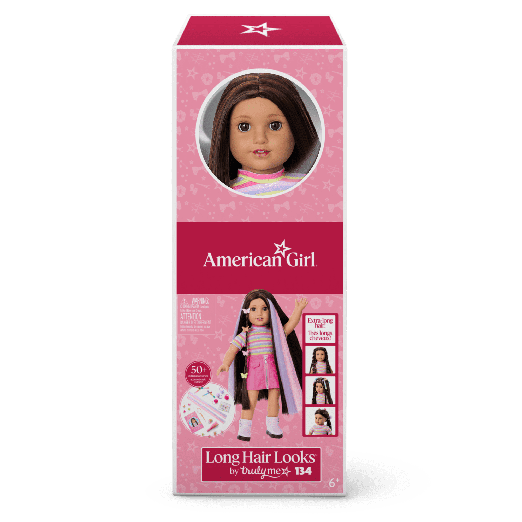 Long Hair Looks™ by Truly Me™ 18-inch Doll #134 & hair accessories