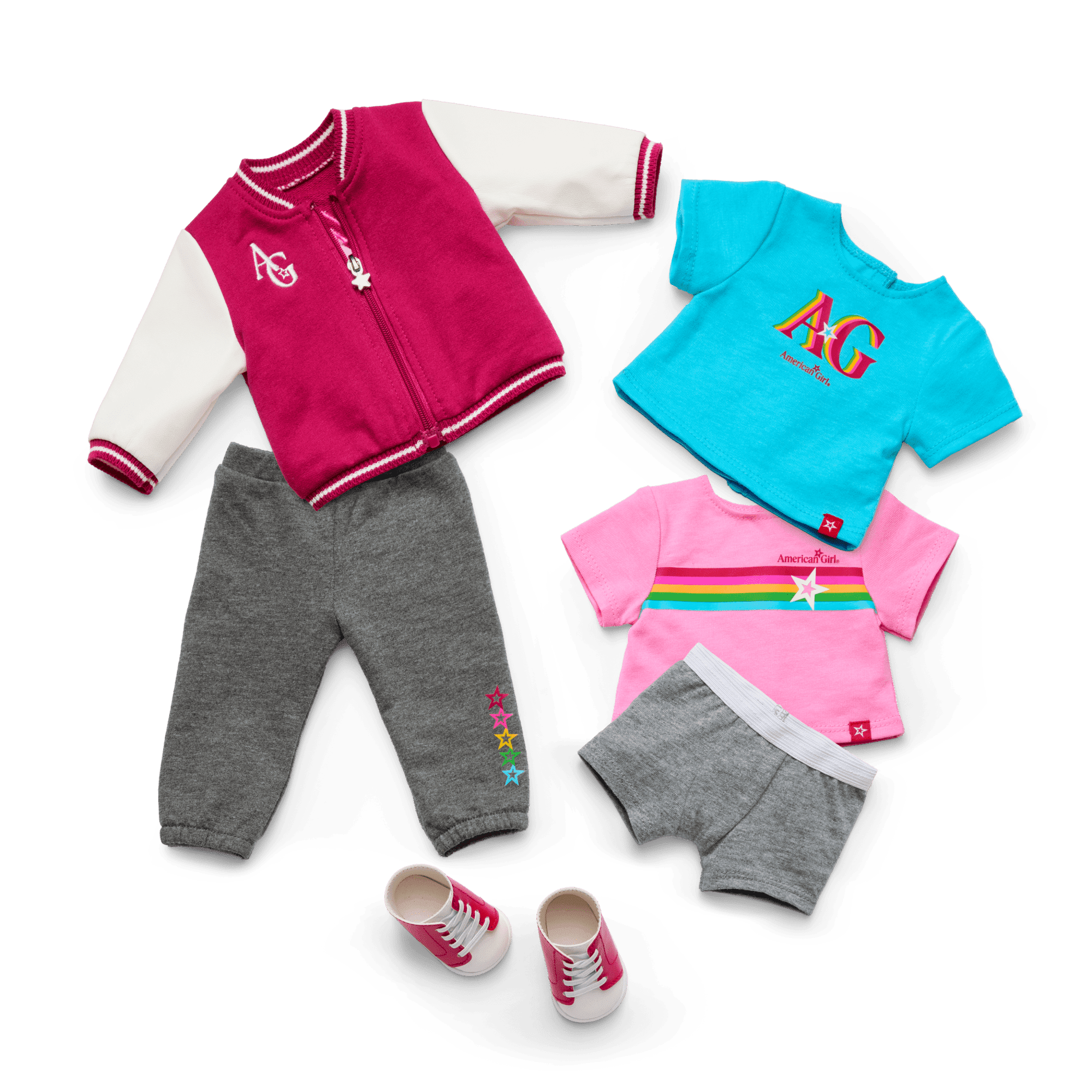 Truly Me™ 18-inch Doll #104, Puppy & Accessories AG™ Star Squad Bundle