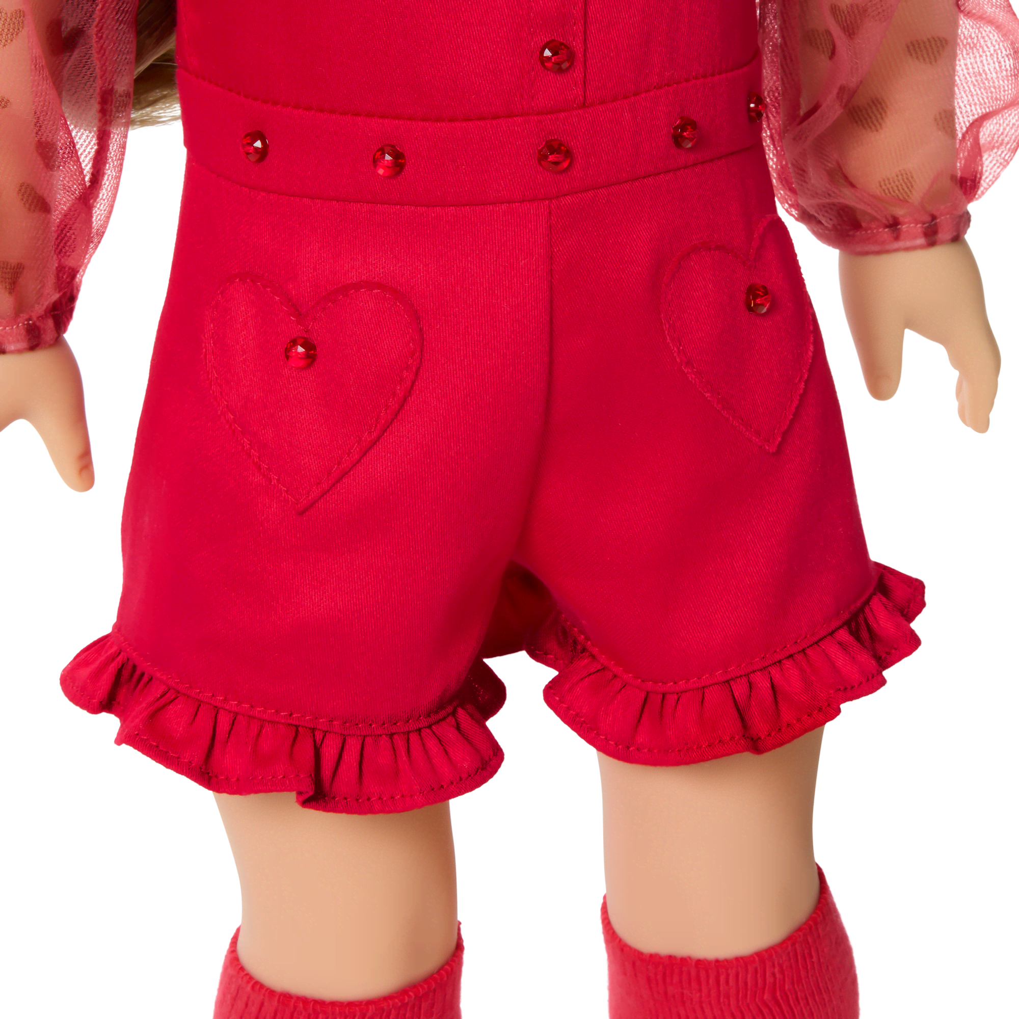 January Garnet Glam Outfit for 18-inch Dolls