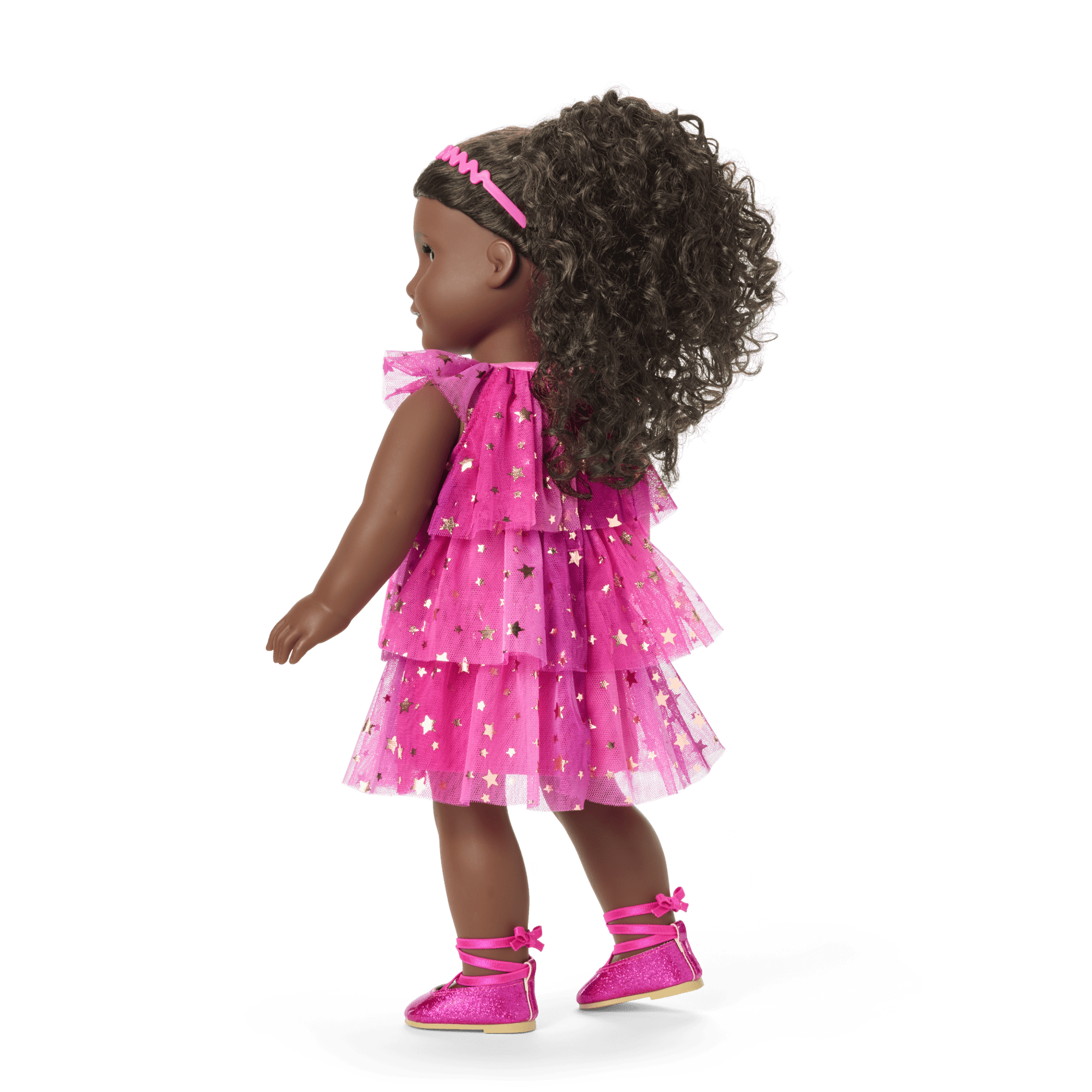 Pink Party-Ready Dress & Party Accessories for 18-inch Dolls