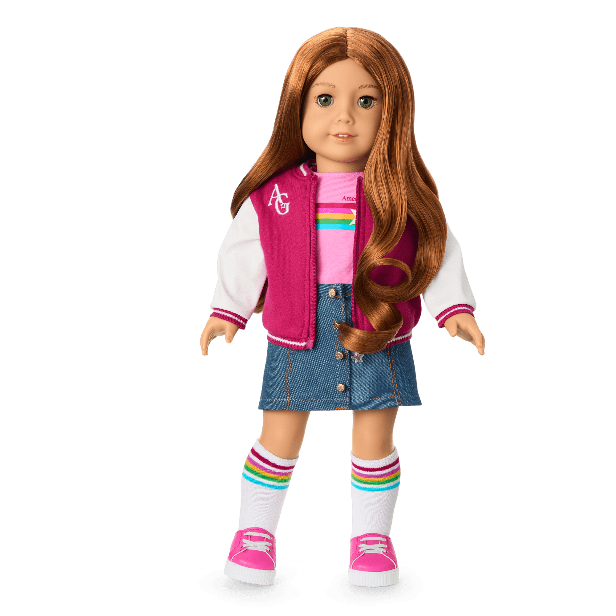 Truly Me™ 18-inch Doll #103 with wavy red hair