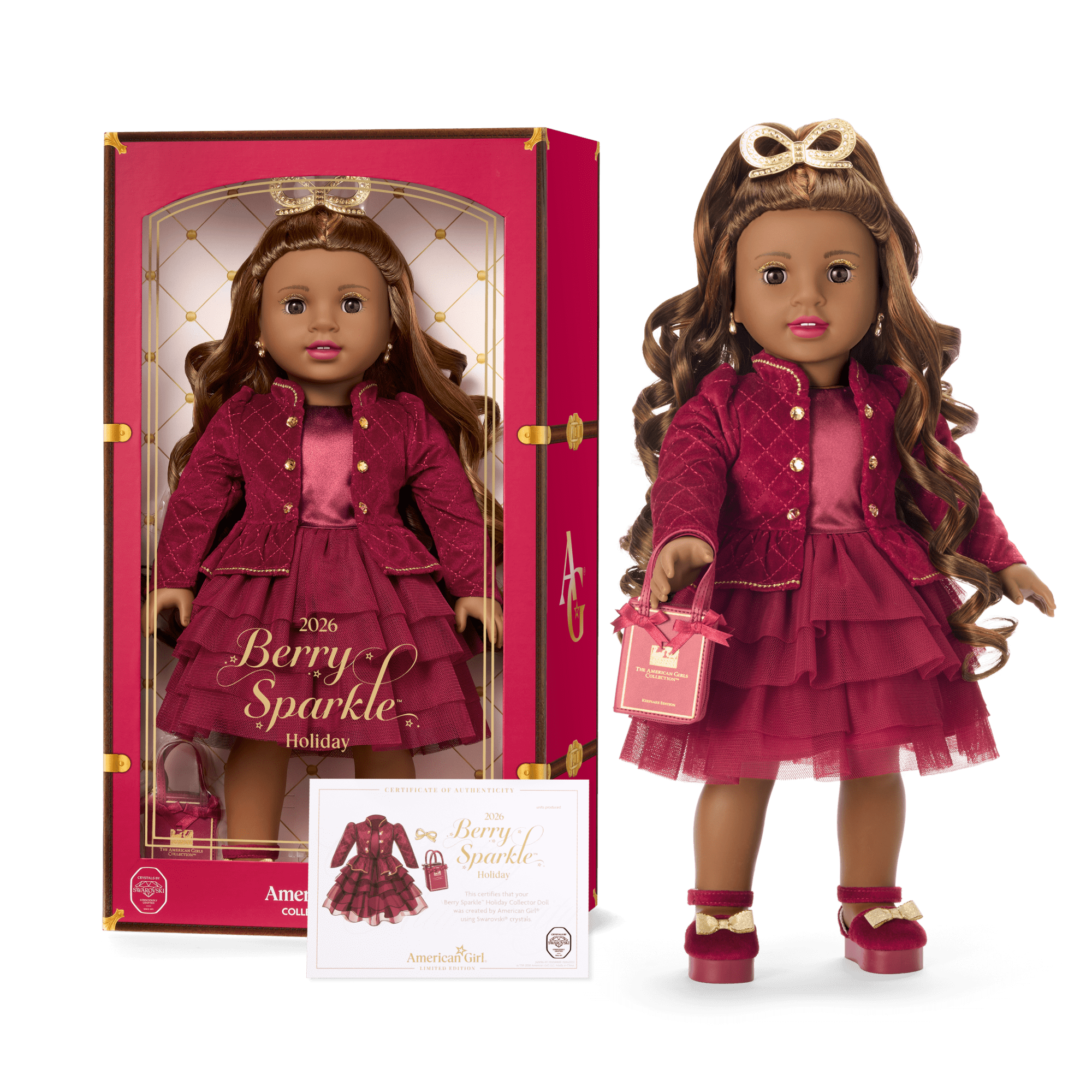 American Girl® 2026 Berry Sparkle™ Holiday Collector Doll