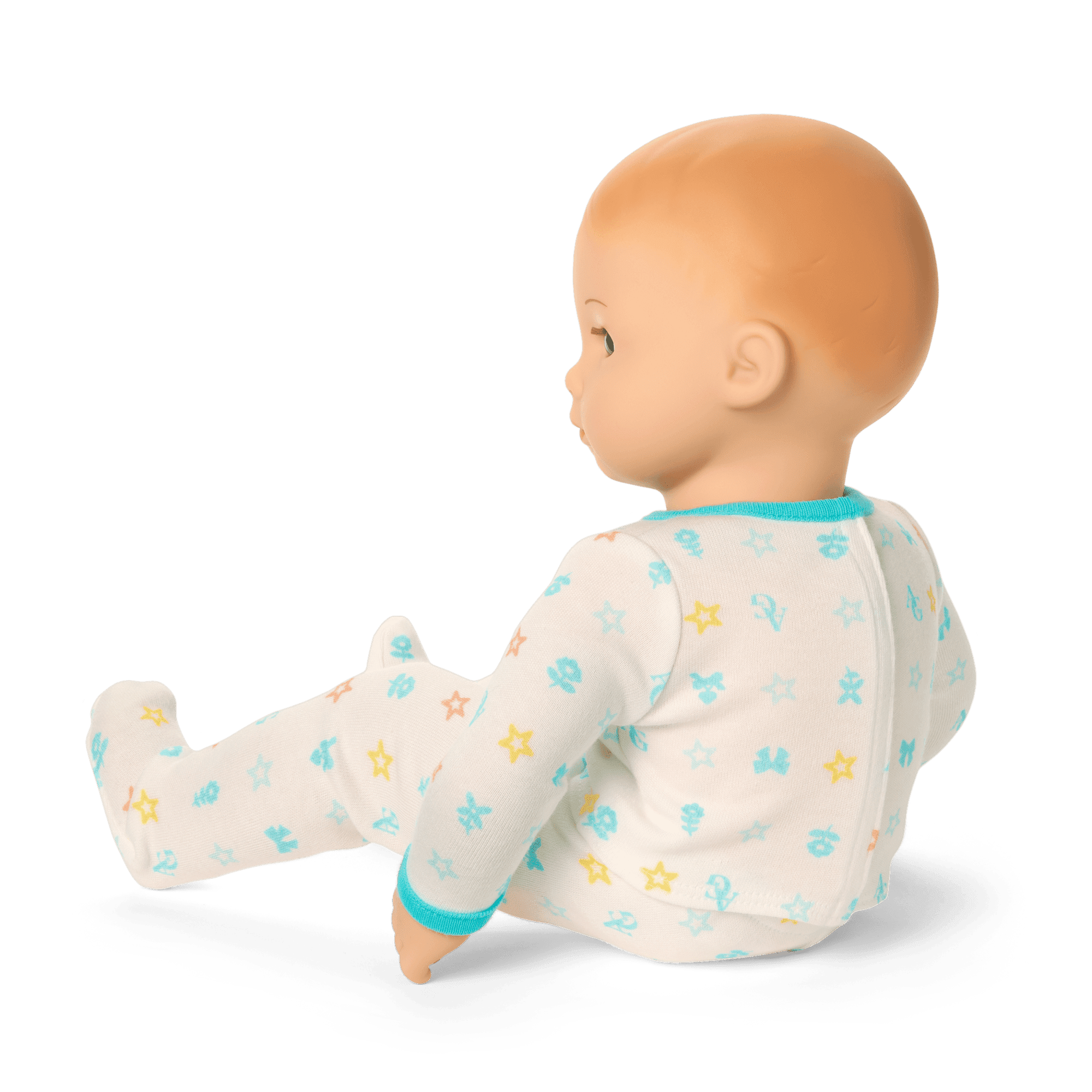 Bitty Baby® Doll #6 with red hair in Pastel Blue