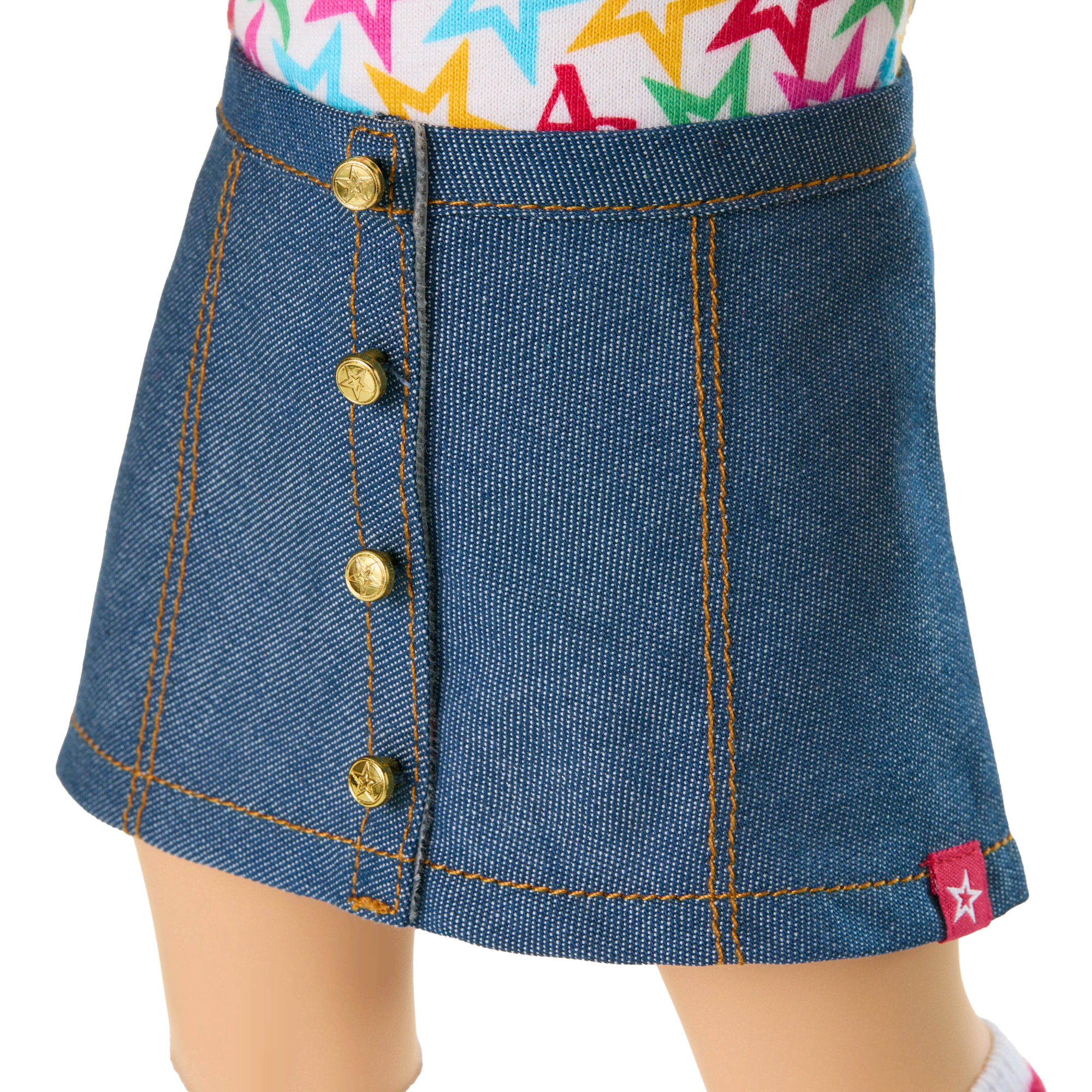Truly Me™ 18-inch Doll #115 with curly blonde hair