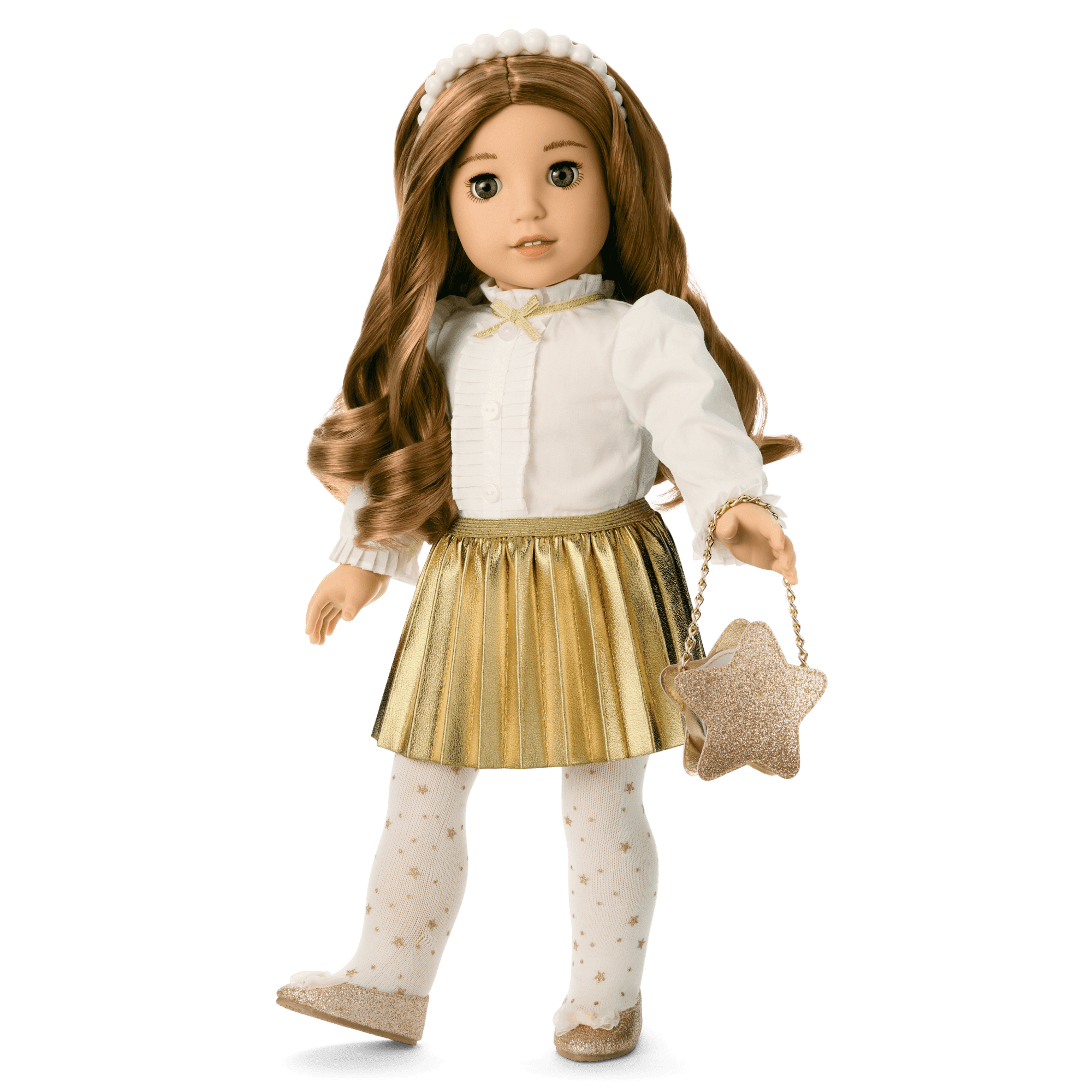 American Girl® x Janie and Jack Ruffles & Ribbon Blouse for 18-inch Dolls