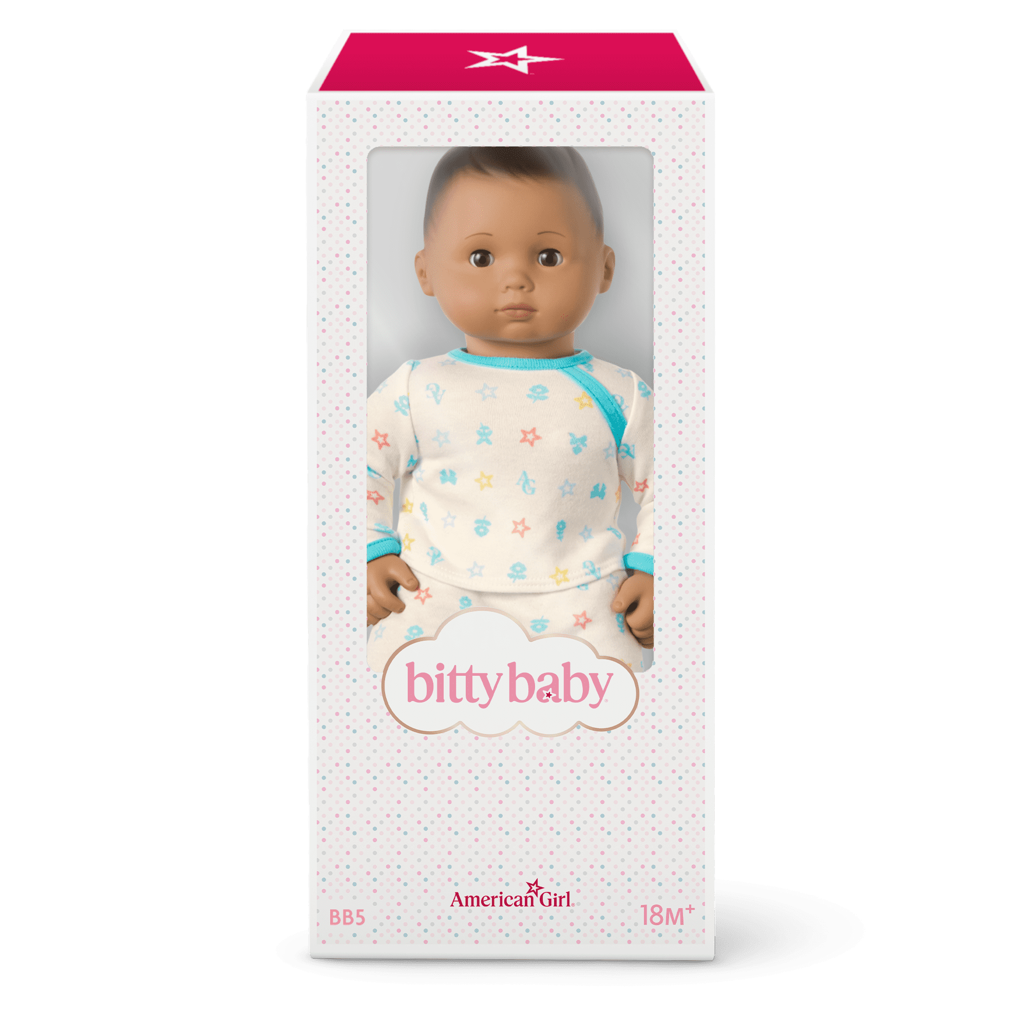 Bitty Baby® Doll #5 in Pastel Blue + Bear Friend & Board Book