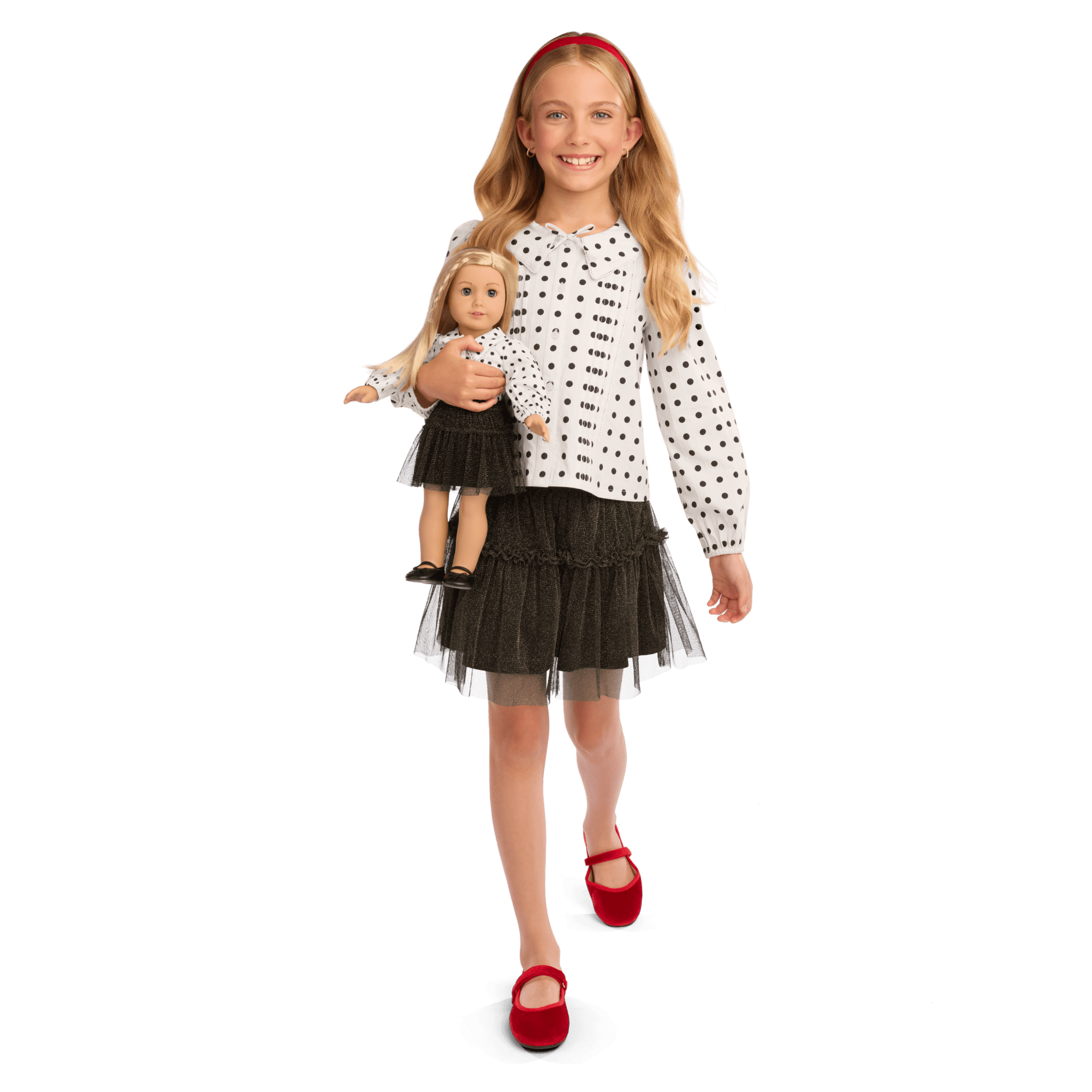 American Girl® x J.Crew Polka-Dot Top & Tulle Skirt Bundle for Girls & 18-inch Dolls