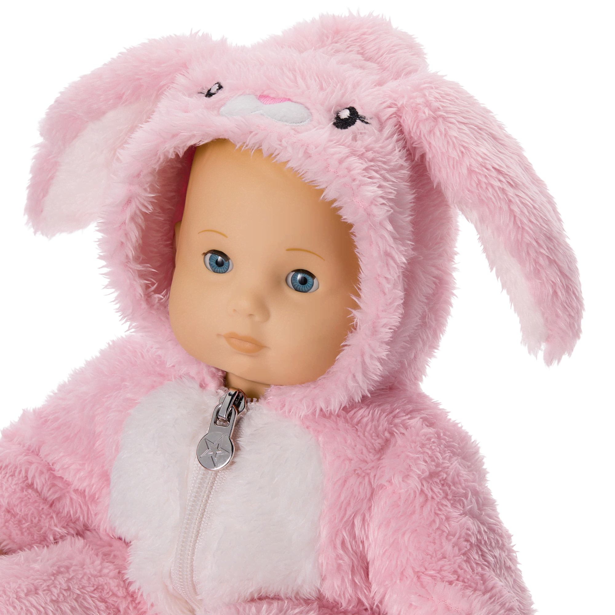 Playful Pink Bunny One-Piece Outfit for Bitty Baby® Dolls
