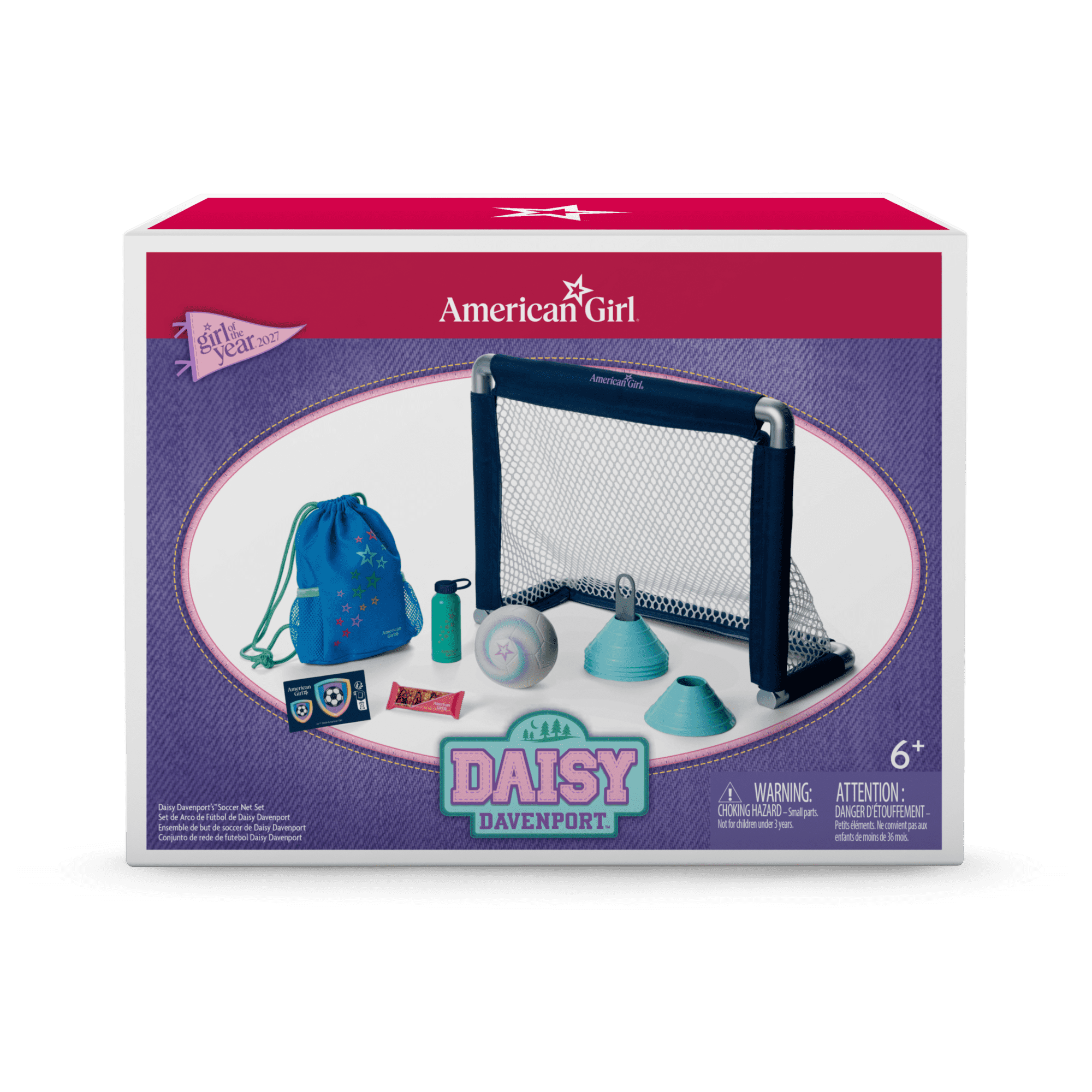 Daisy Davenport’s™ Soccer Net Set for 18-inch Dolls (Girl of the Year™ 2027)