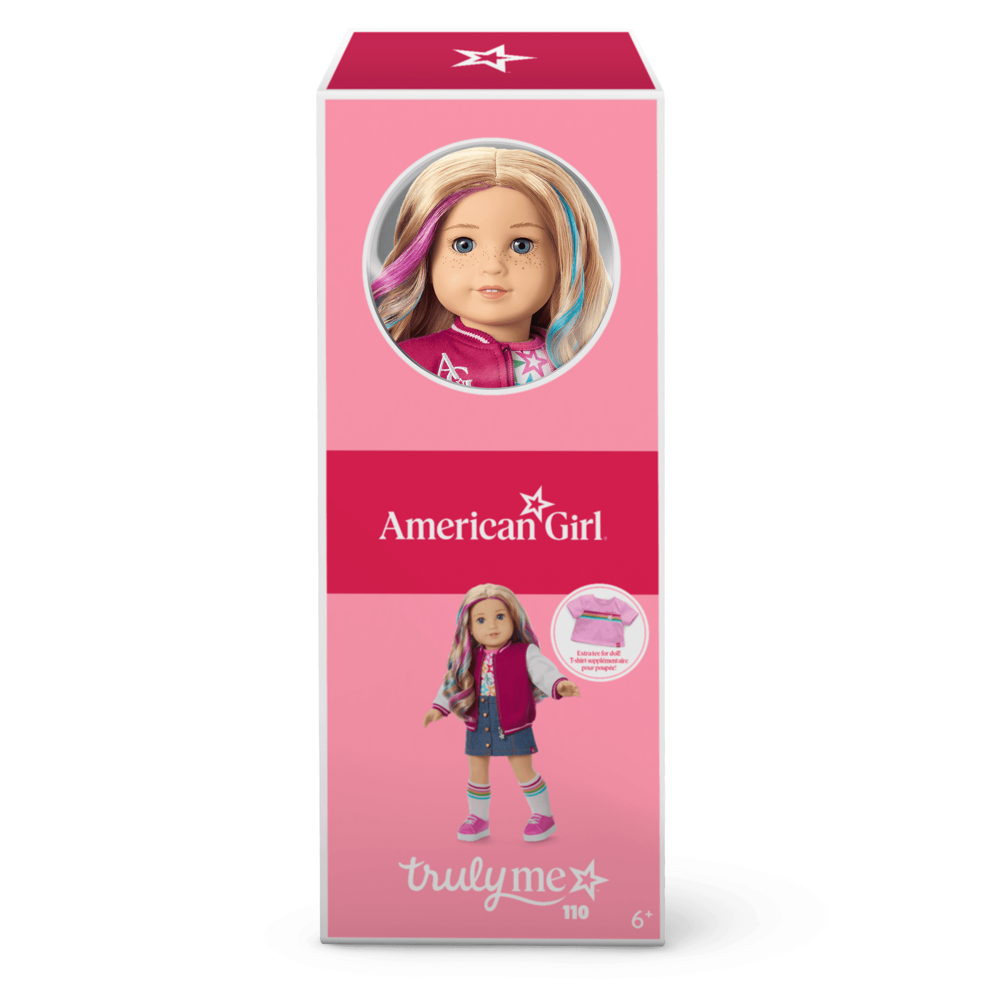 Truly Me™ 18-inch Doll #110 with wavy blonde hair
