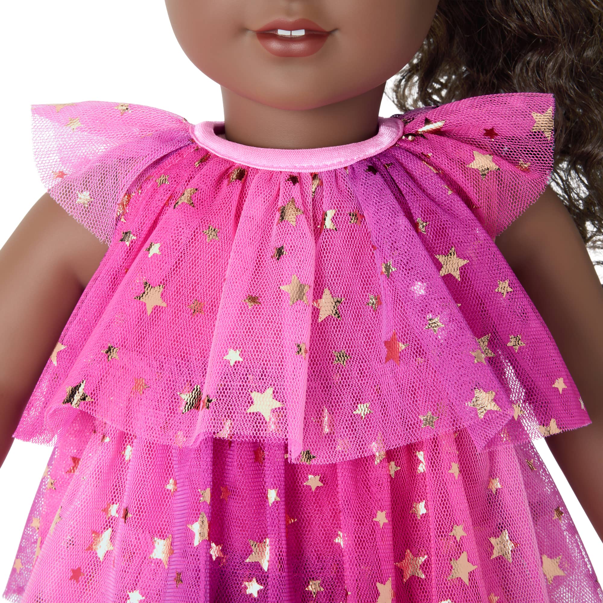 Pink Party-Ready Dress & Party Accessories for 18-inch Dolls