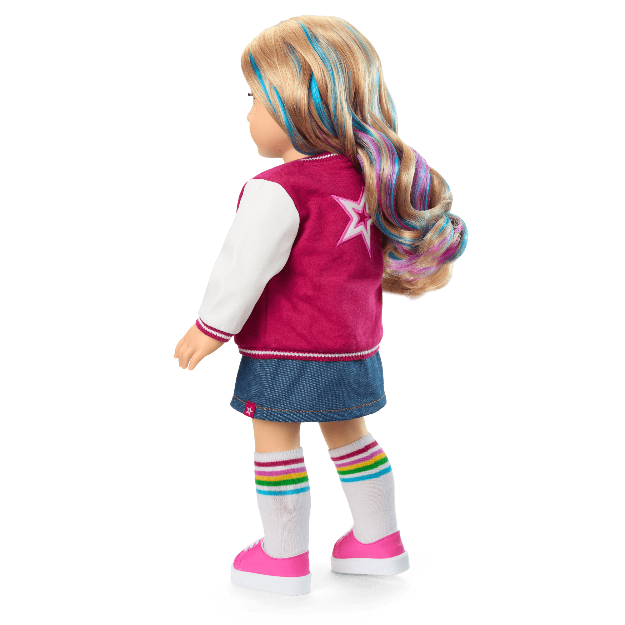 Truly Me™ 18-inch Doll #110 with wavy blonde hair