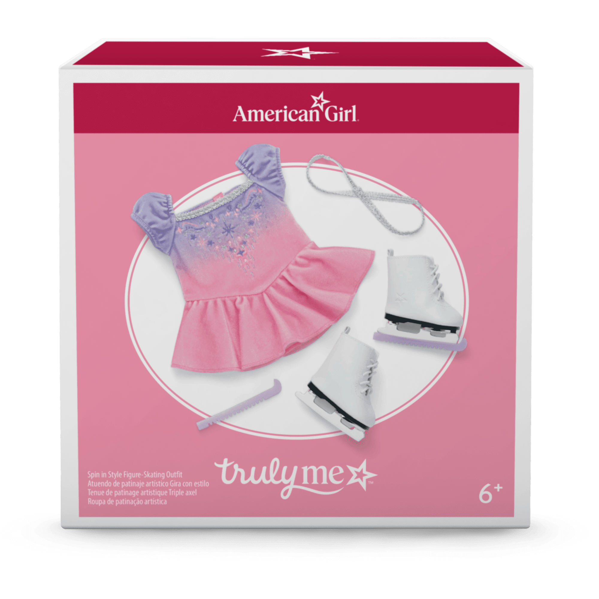 Spin in Style Figure-Skating Outfit for 18-inch Dolls