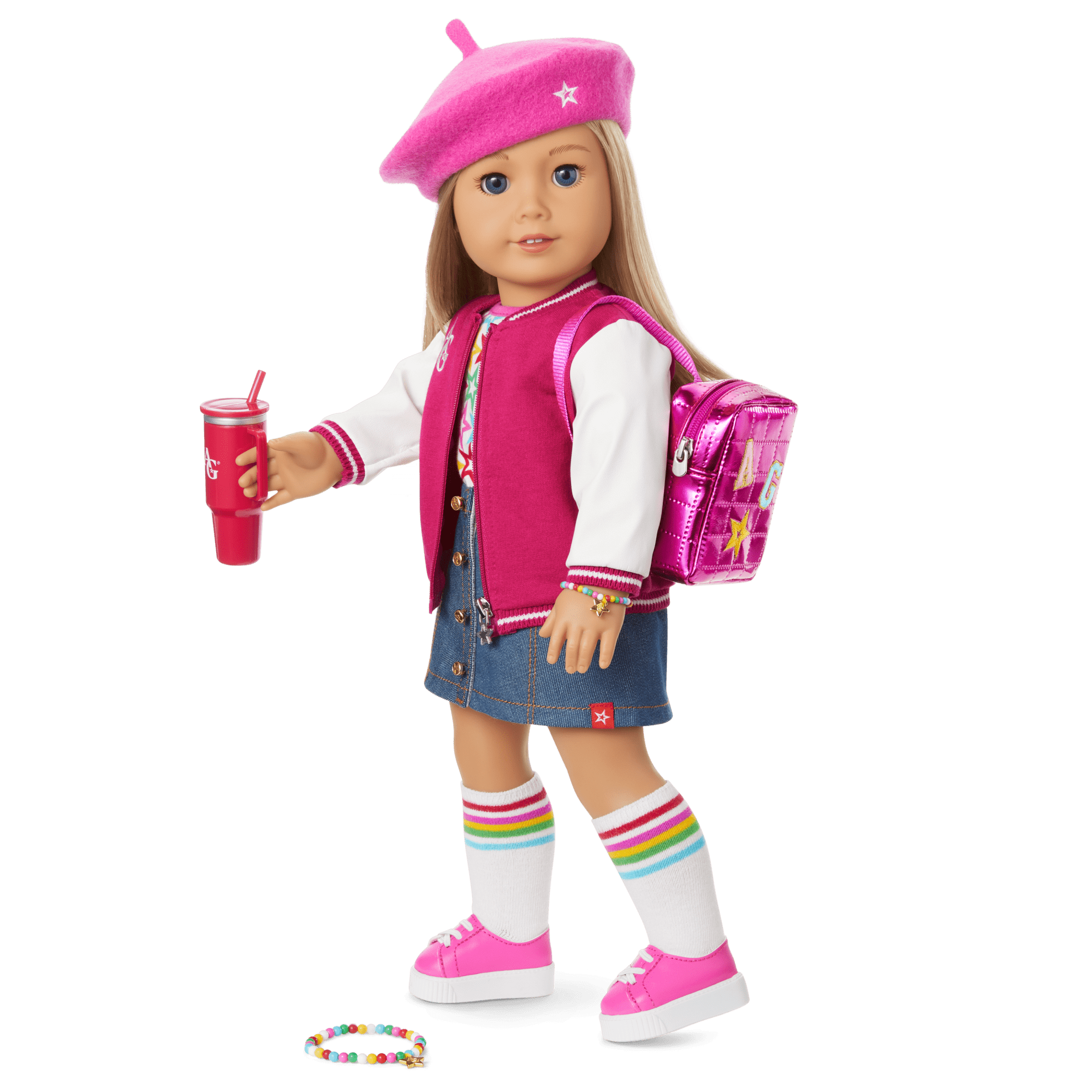 american girl doll backpack and laptop Laptop, Tablet, Smartphone Pink Color for 18in Dolls. Made by Fashion World. : Toys & Games this laptop provides endless possibilities for imaginative play JUST ADDED - American Girl