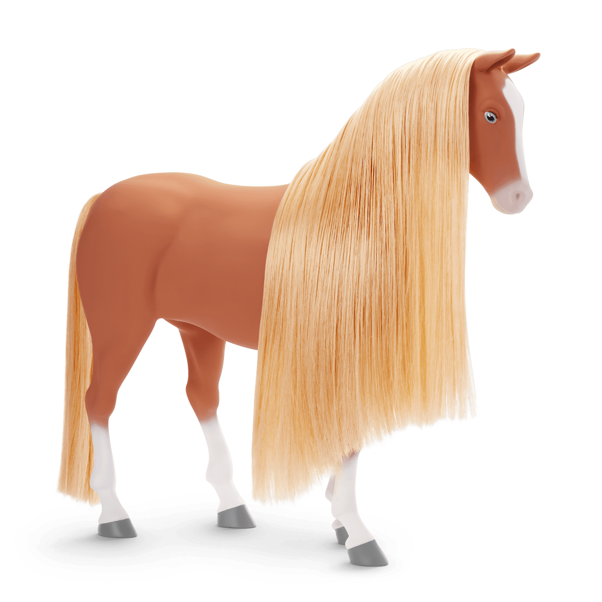 Chestnut Charm Horse & Western Flowers Denim Jumpsuit for 18-inch Dolls
