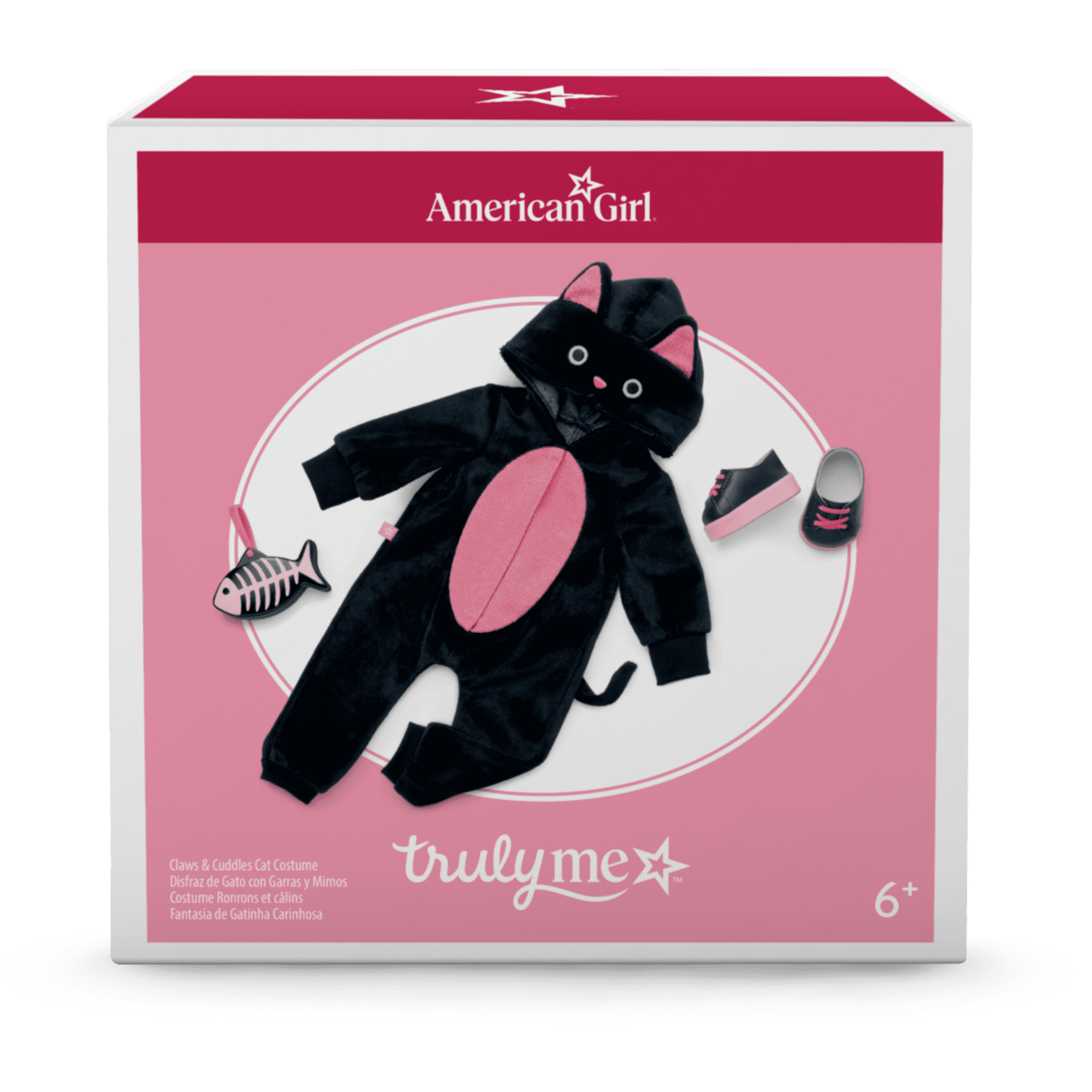 Claws & Cuddles Cat Costume for 18-inch Dolls