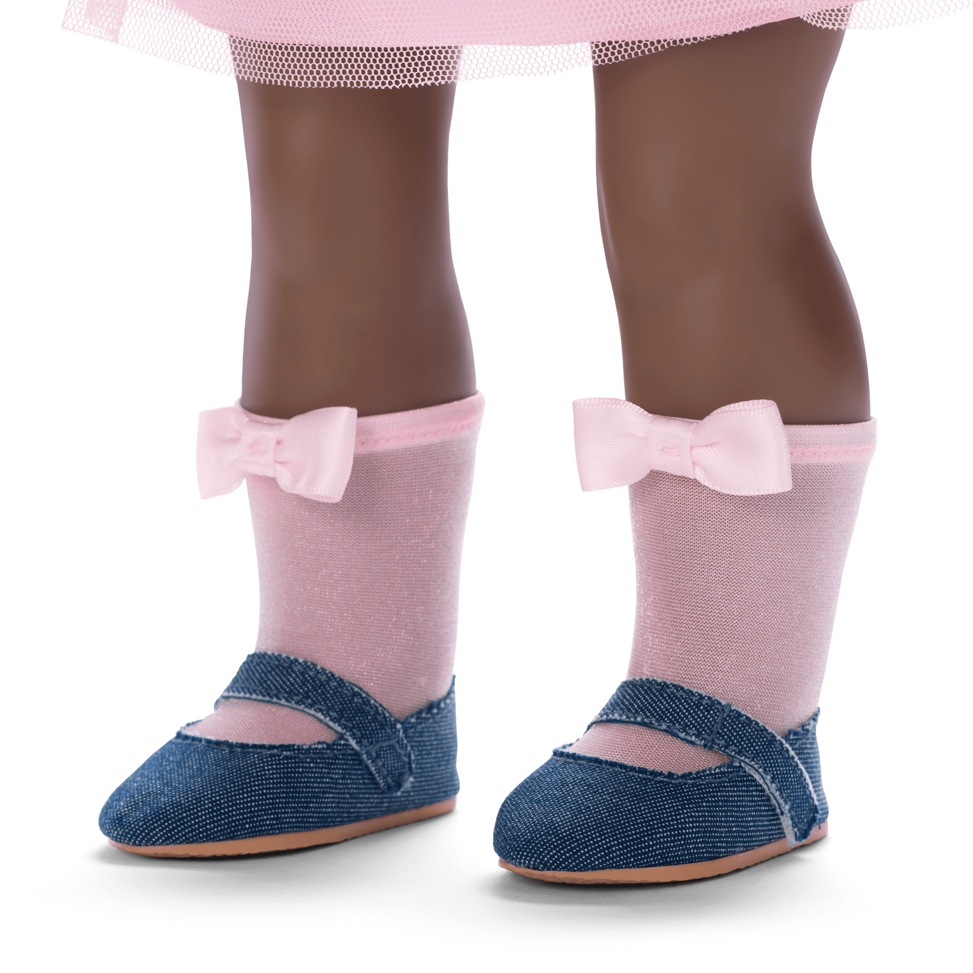American Girl® x Harlem’s Fashion Row Cherry Blossom Couture Buttoned-Up Bows Top & Skirt for 18-inch Dolls