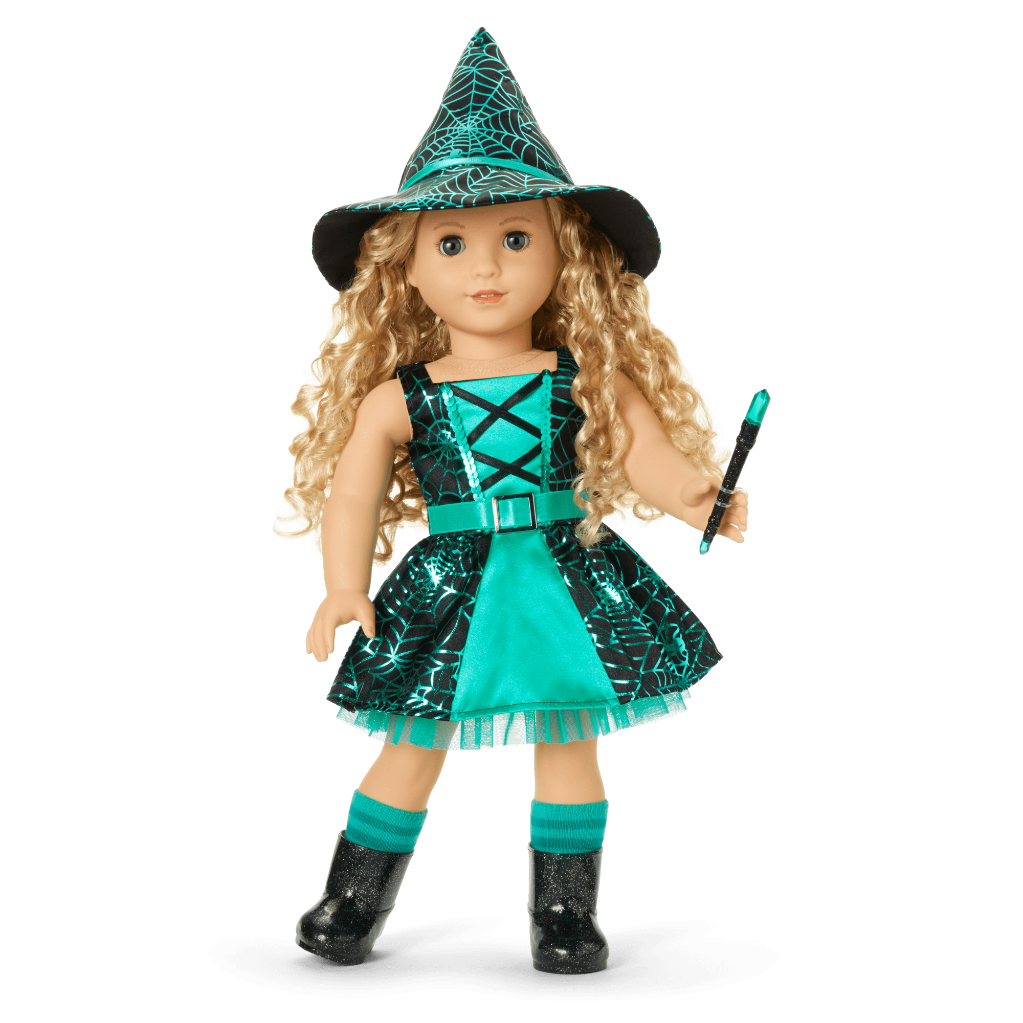 Witchy Webs Costume for 18-inch Dolls