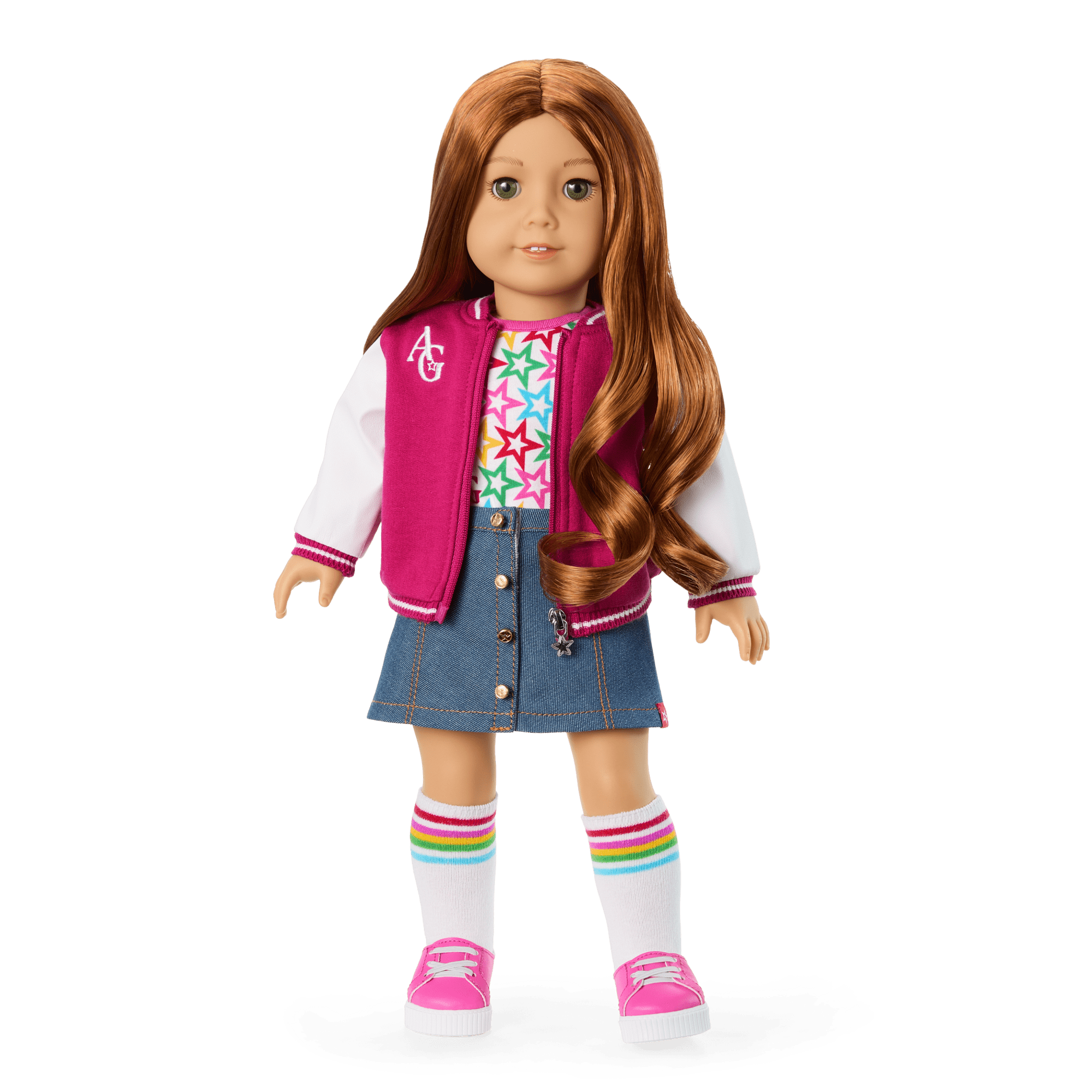 Truly Me™ 18-inch Doll #103 with wavy red hair